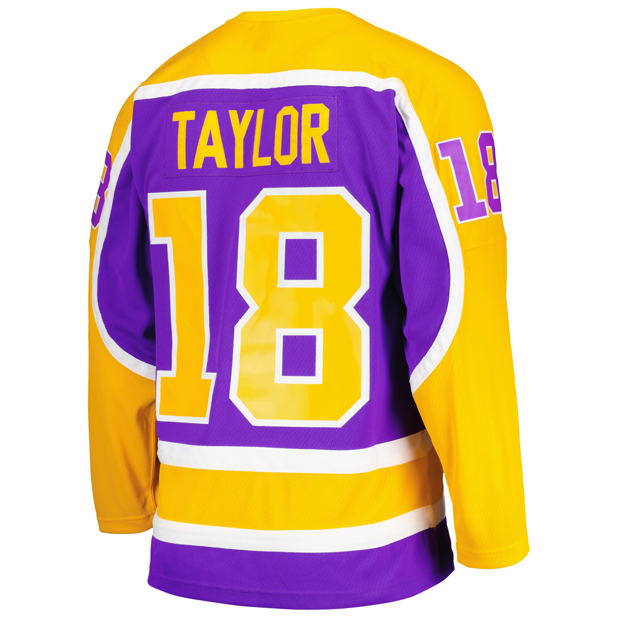 Los Angeles Kings Dave Taylor Mitchell Ness Purple 1980/81 Blue Line Player NHL Jersey Men's