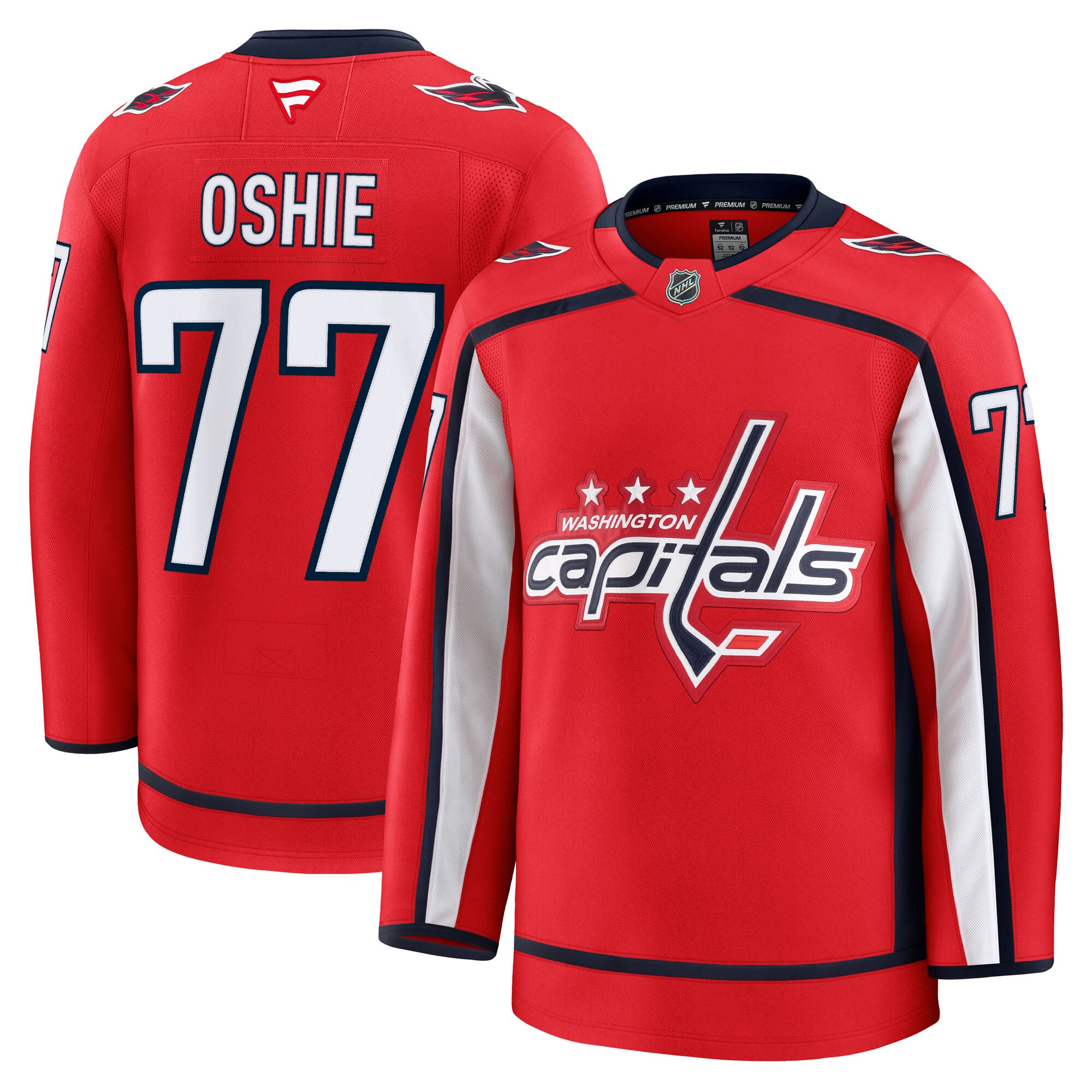 Washington Capitals TJ Oshie Red Home Premium NHL Jersey Men's