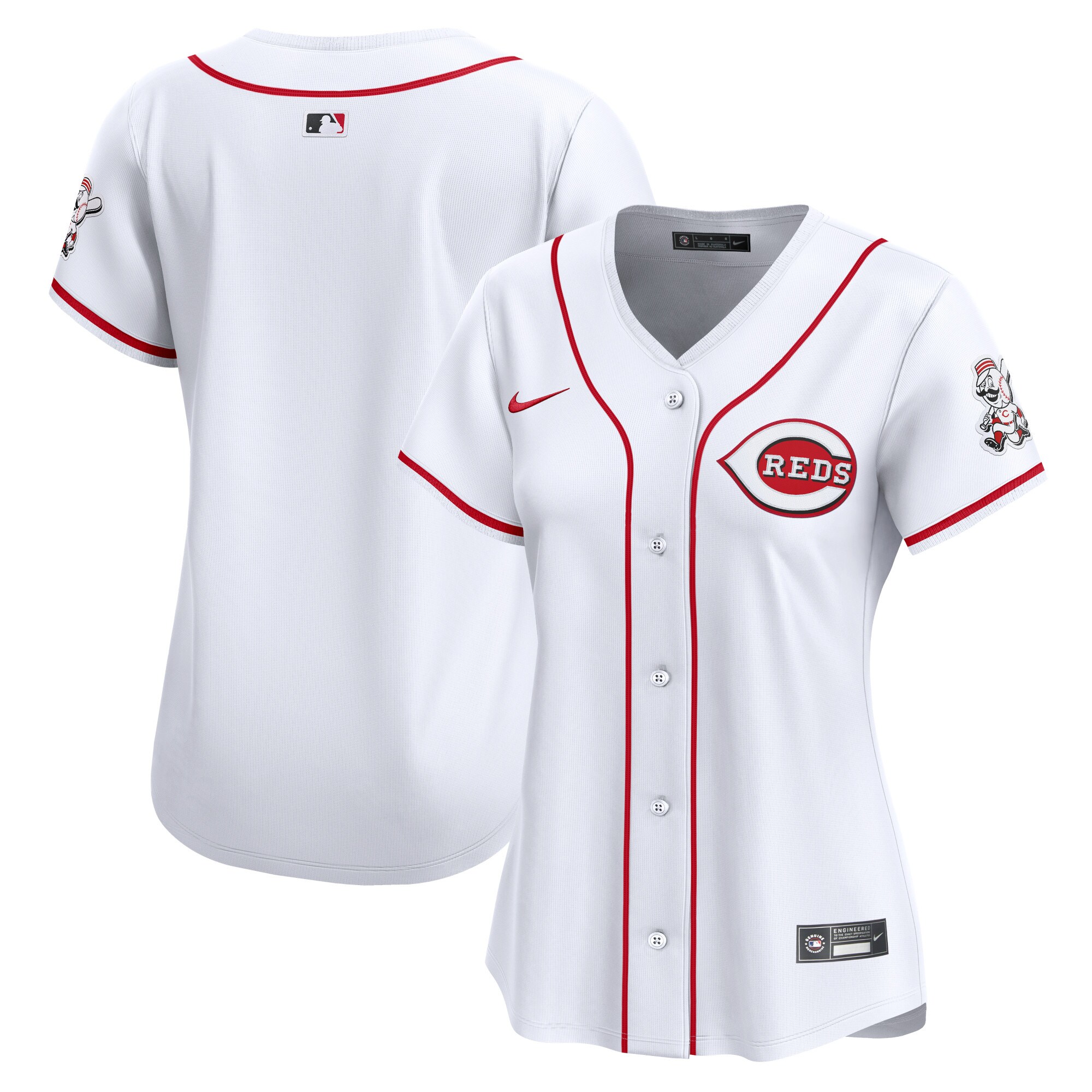 Cincinnati Reds White Home Limited MLB Jersey Women's