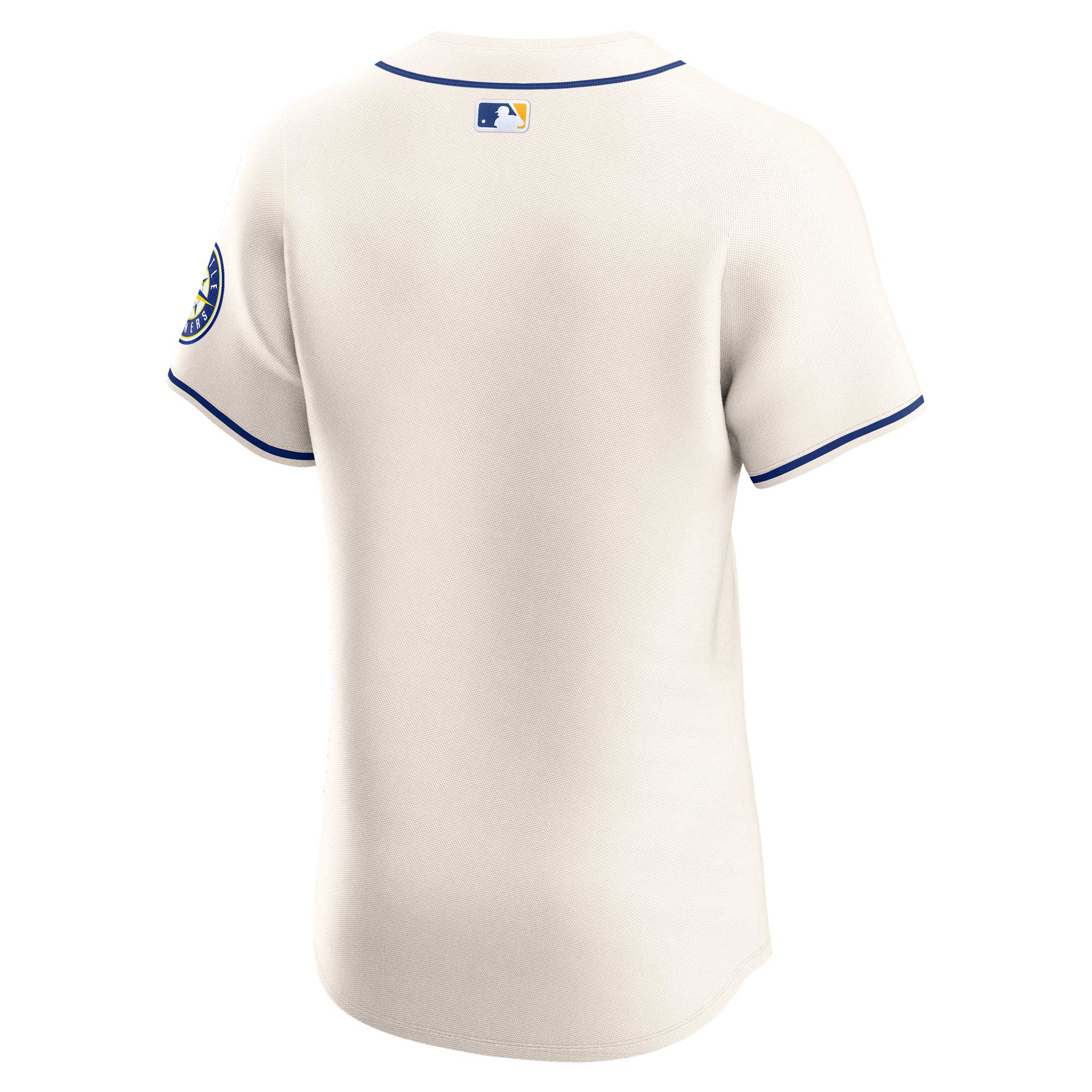 Seattle Mariners Cream Alternate Vapor Premier Elite Patch MLB Jersey Men's
