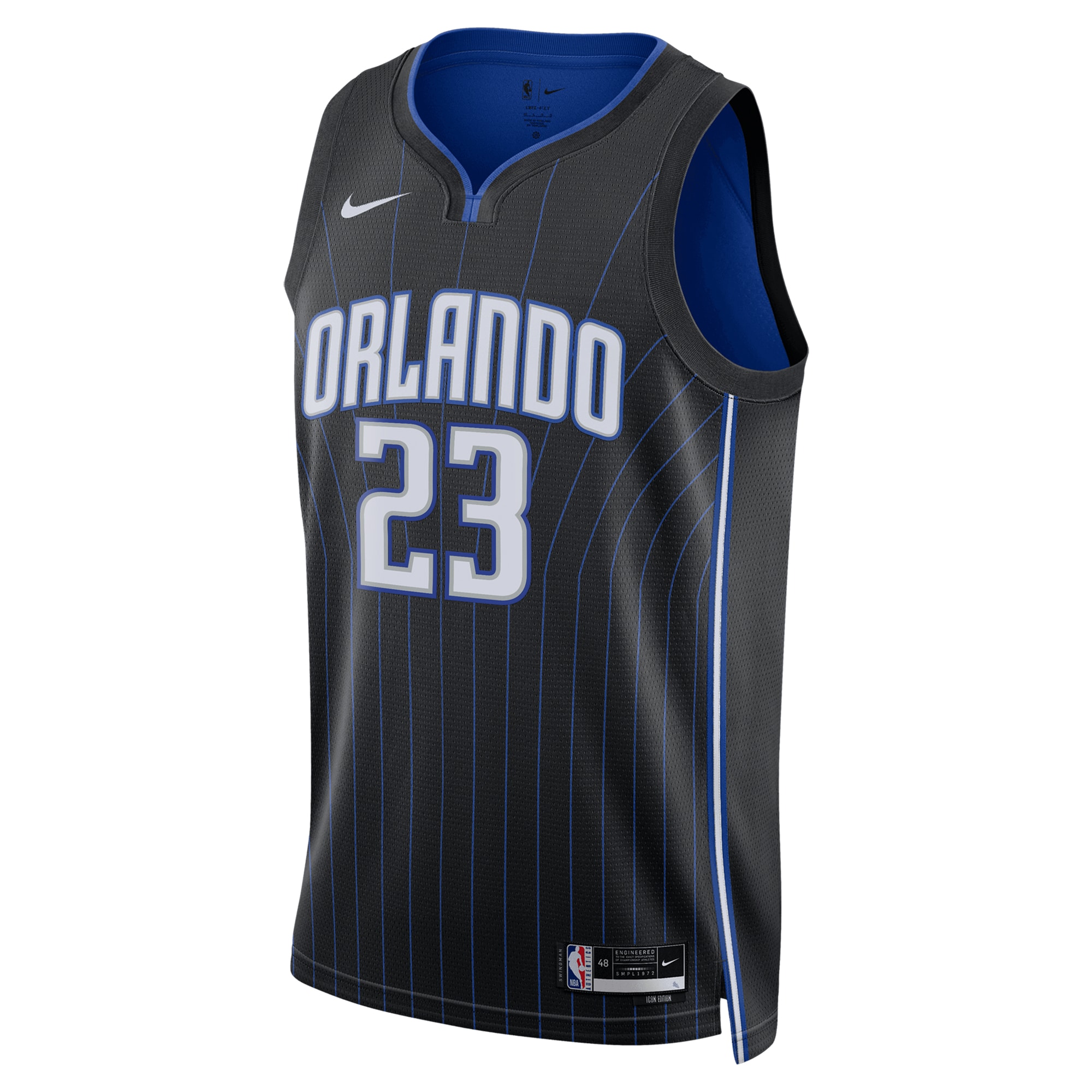 Orlando Magicc Icon Swingman Black Tristan da Silv Unisex NBA Jersey Unisex