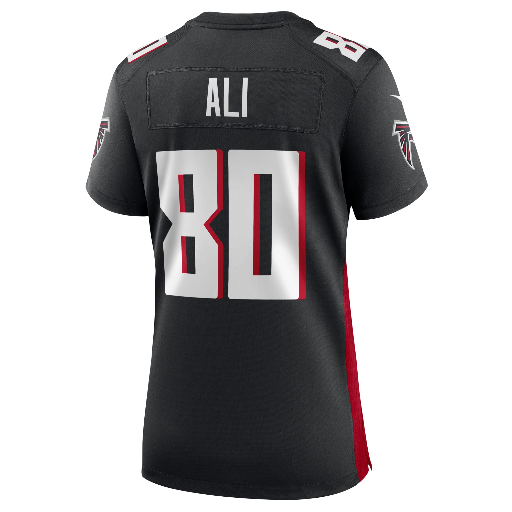 Atlanta Falcons Josh Ali Black Team Game NFL Jersey Women's