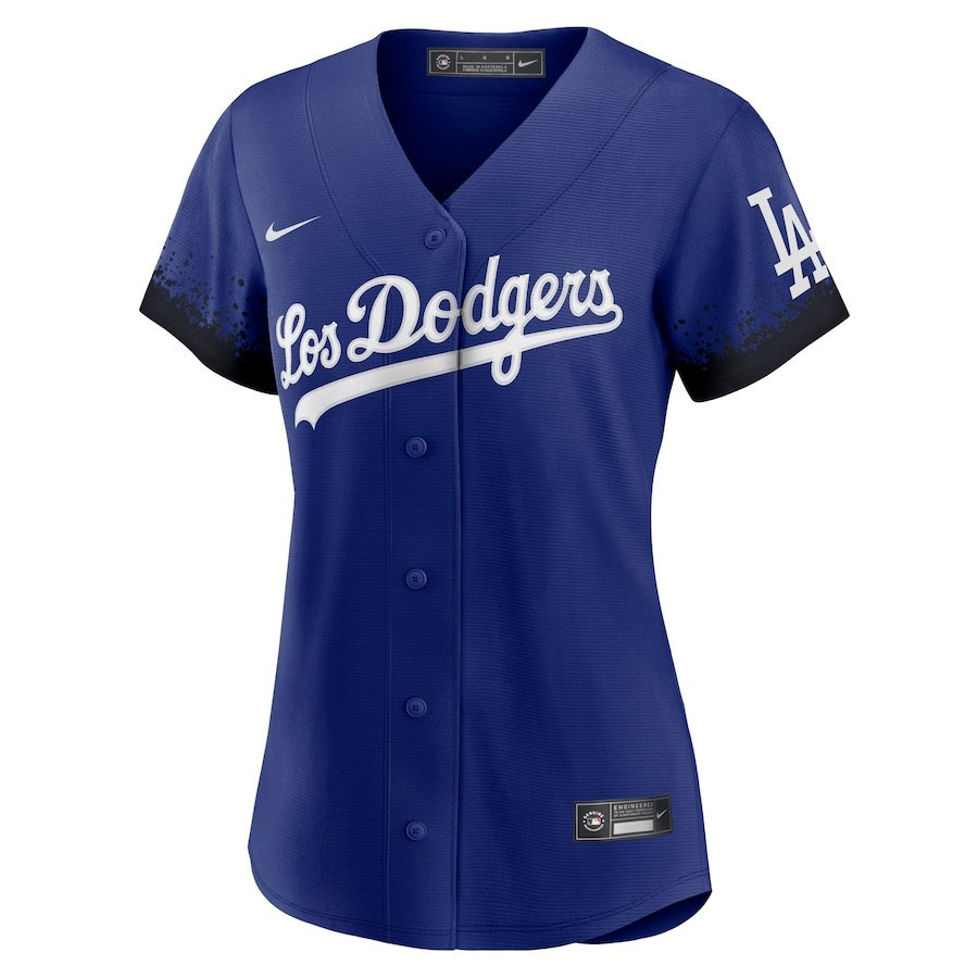 Mookie Betts 50 Los Angeles Dodgers City Connect Player Royal MLB Jersey Women's
