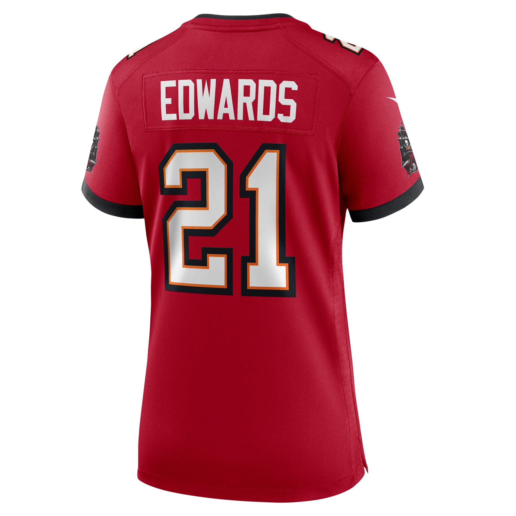 Tampa Bay Buccaneers Mike Edwards Red Game NFL Jersey Women's