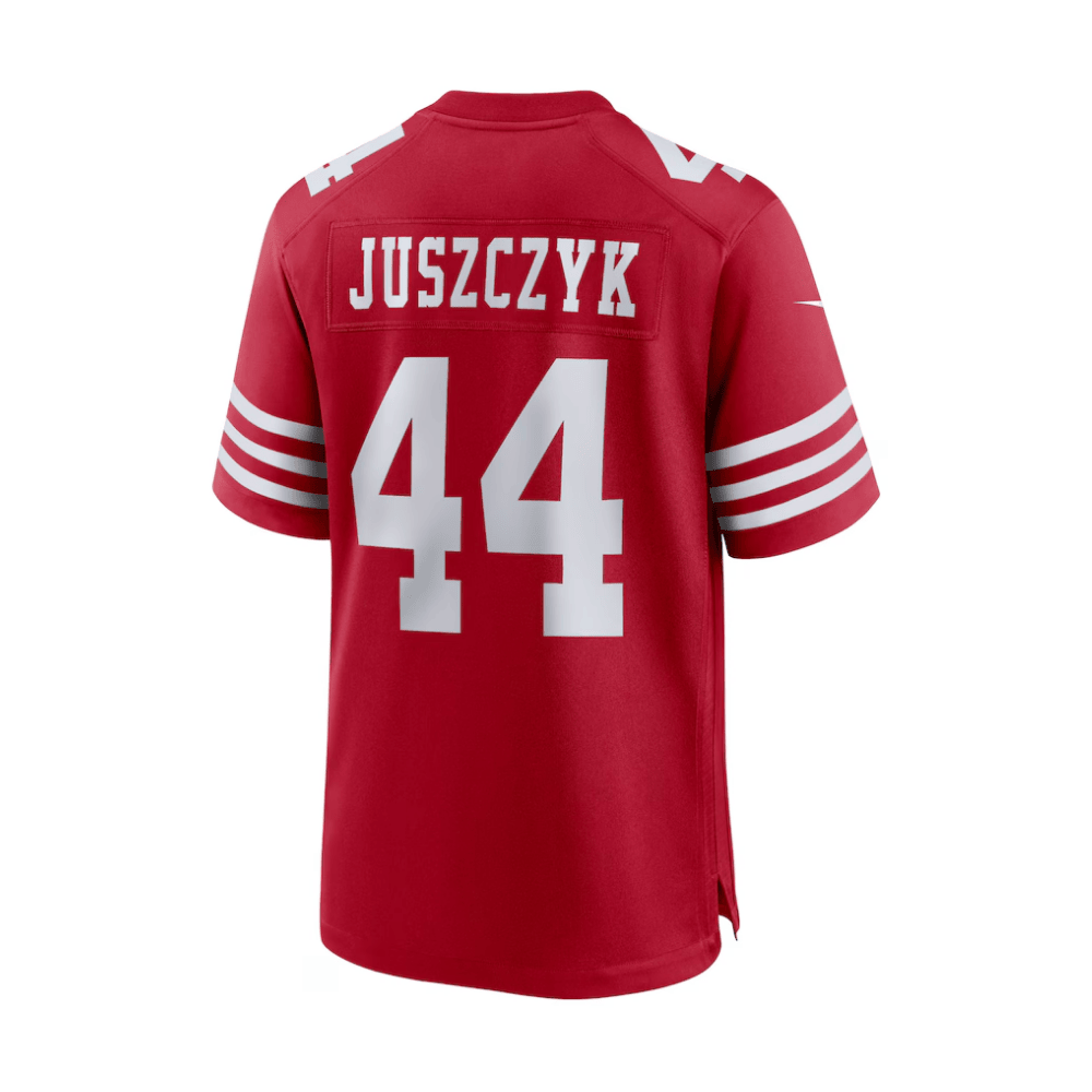 Kyle Juszczyk 44 San Francisco 49ers 2025 Pro Bowl Patch Game Scarlet NFL Jersey Men's