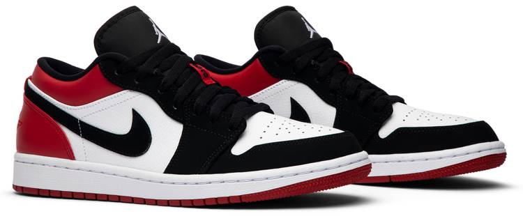 Air Jordan 1 Low Black Toe 553558-116