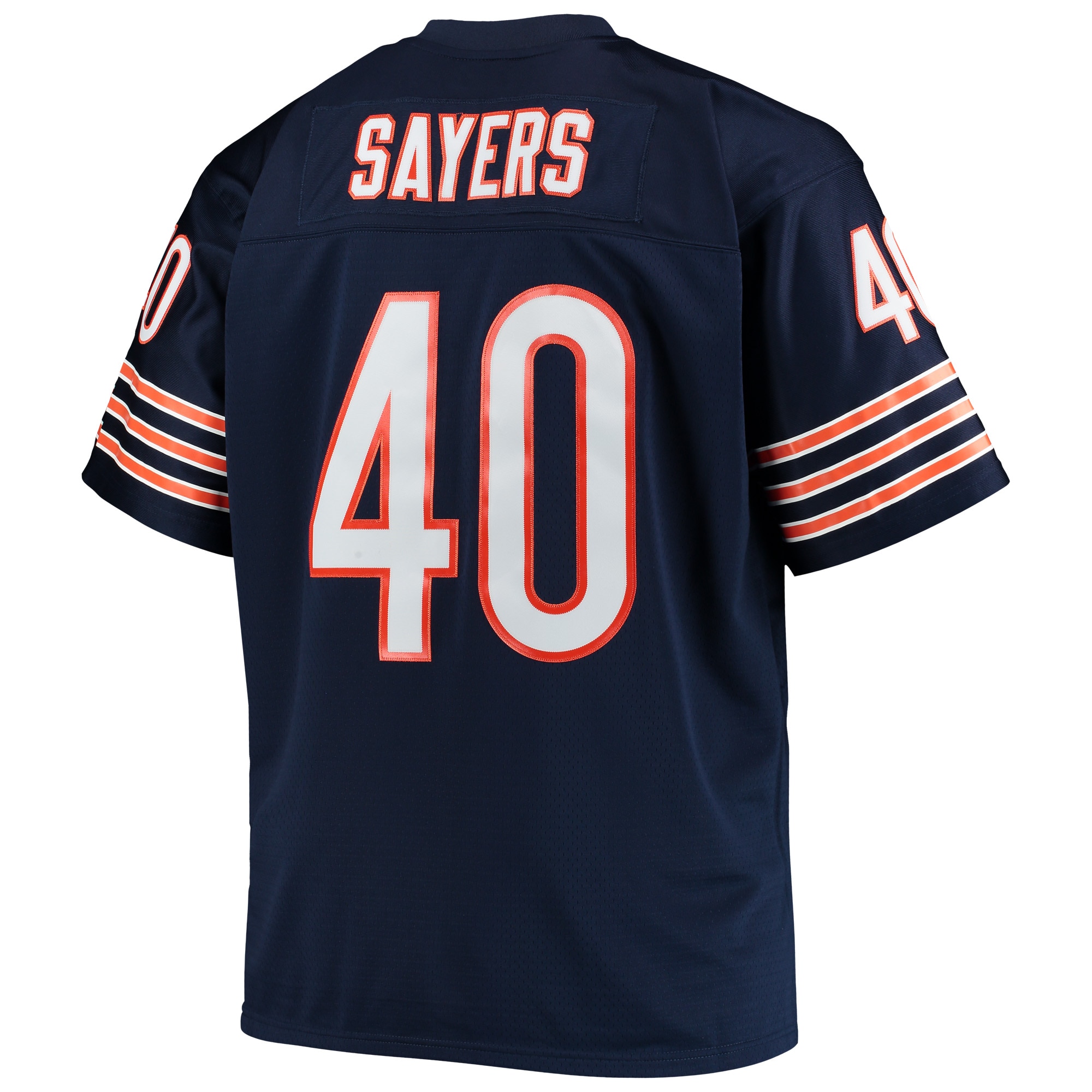 Chicago Bears Gale Sayers Mitchell Ness Navy Big Tall 1969 Retired Player NFL Jersey Men's