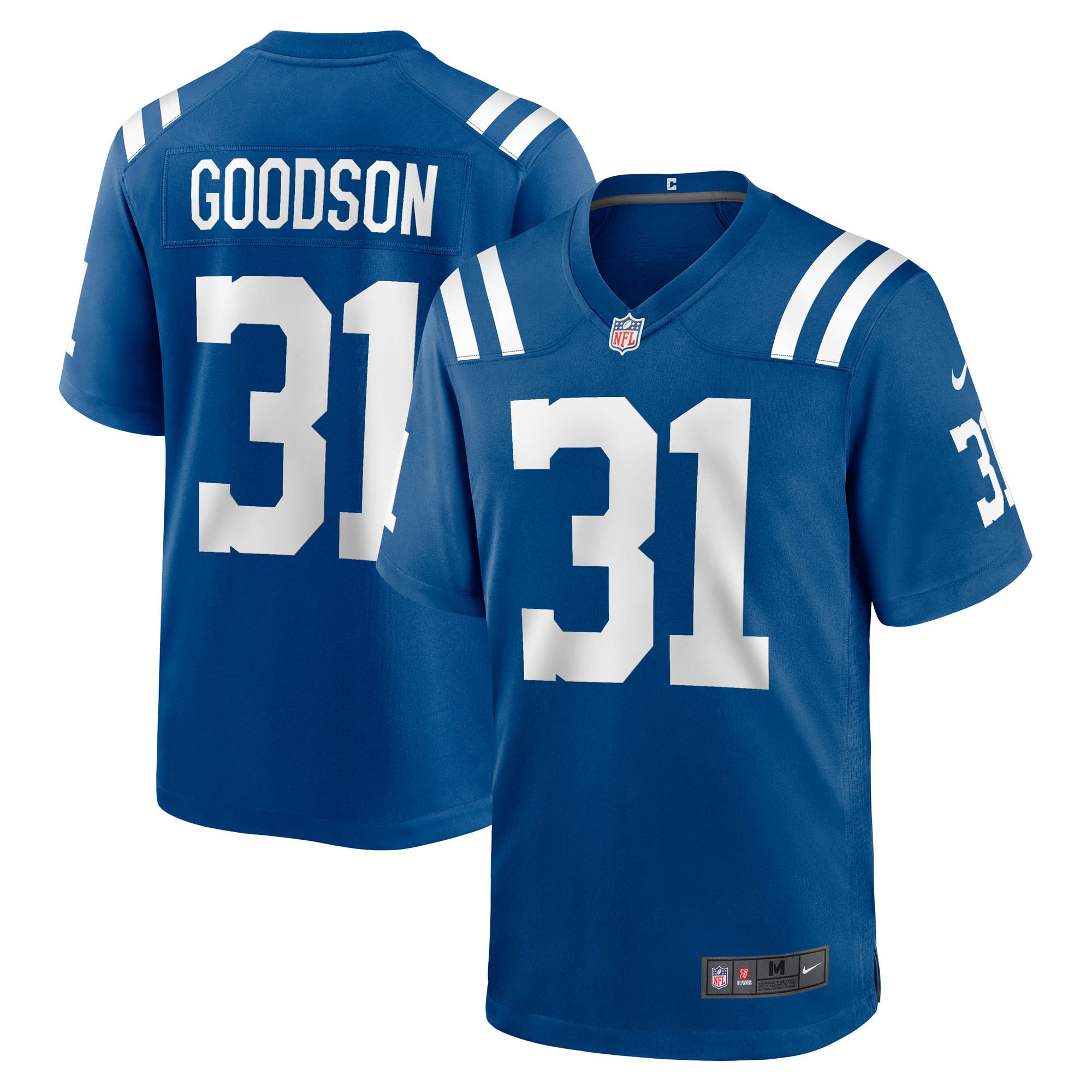 Indianapolis Colts Tyler Goodson Royal Game NFL Jersey Men's