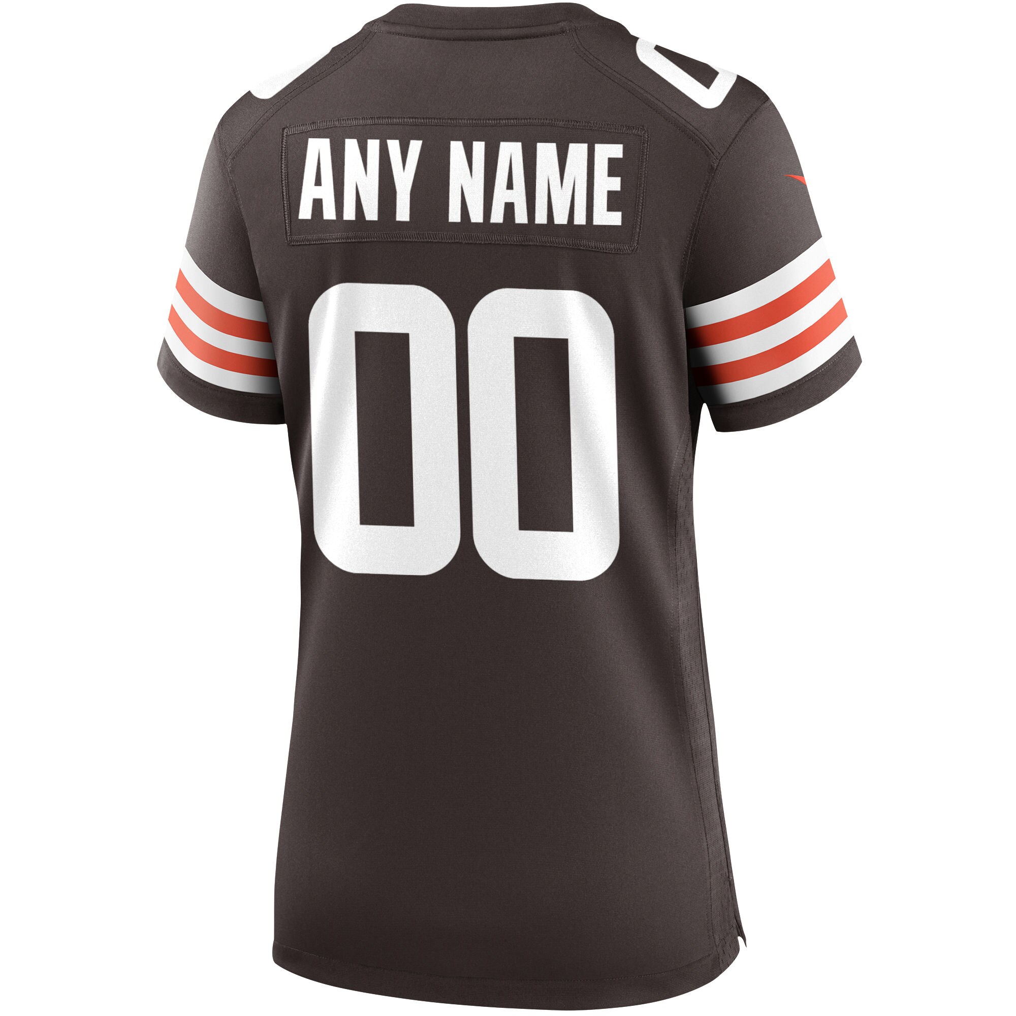 Cleveland Browns Brown Custom Game NFL Jersey Women's