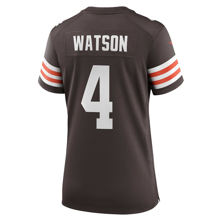 Deshaun Watson 4 Cleveland Browns Brown NFL Jersey Women's