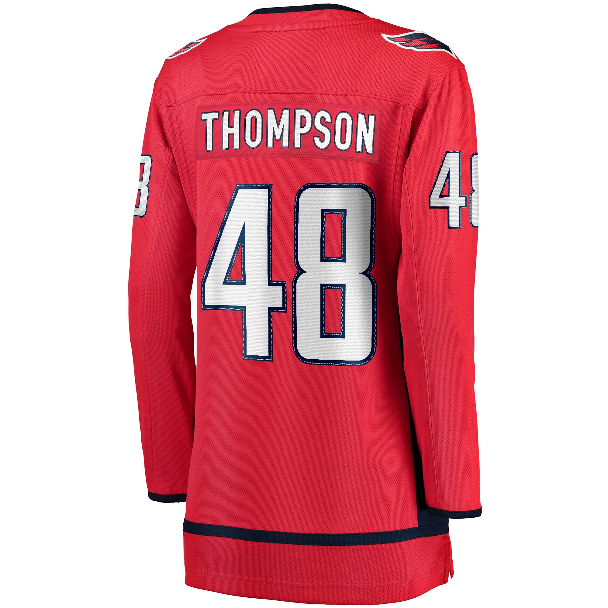 Washington Capitals Logan Thompson Red Home Premier Breakaway Player NHL Jersey Women's