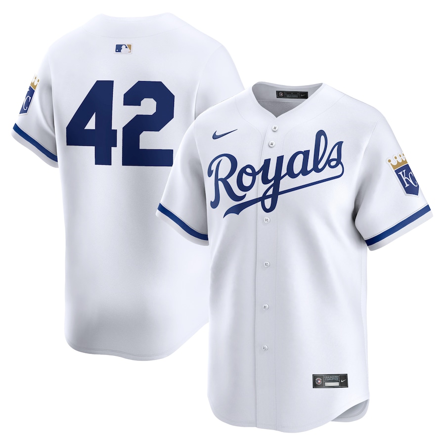 Kansas City Royals 2024 Jackie Robinson Day Home Limited Jersey White
