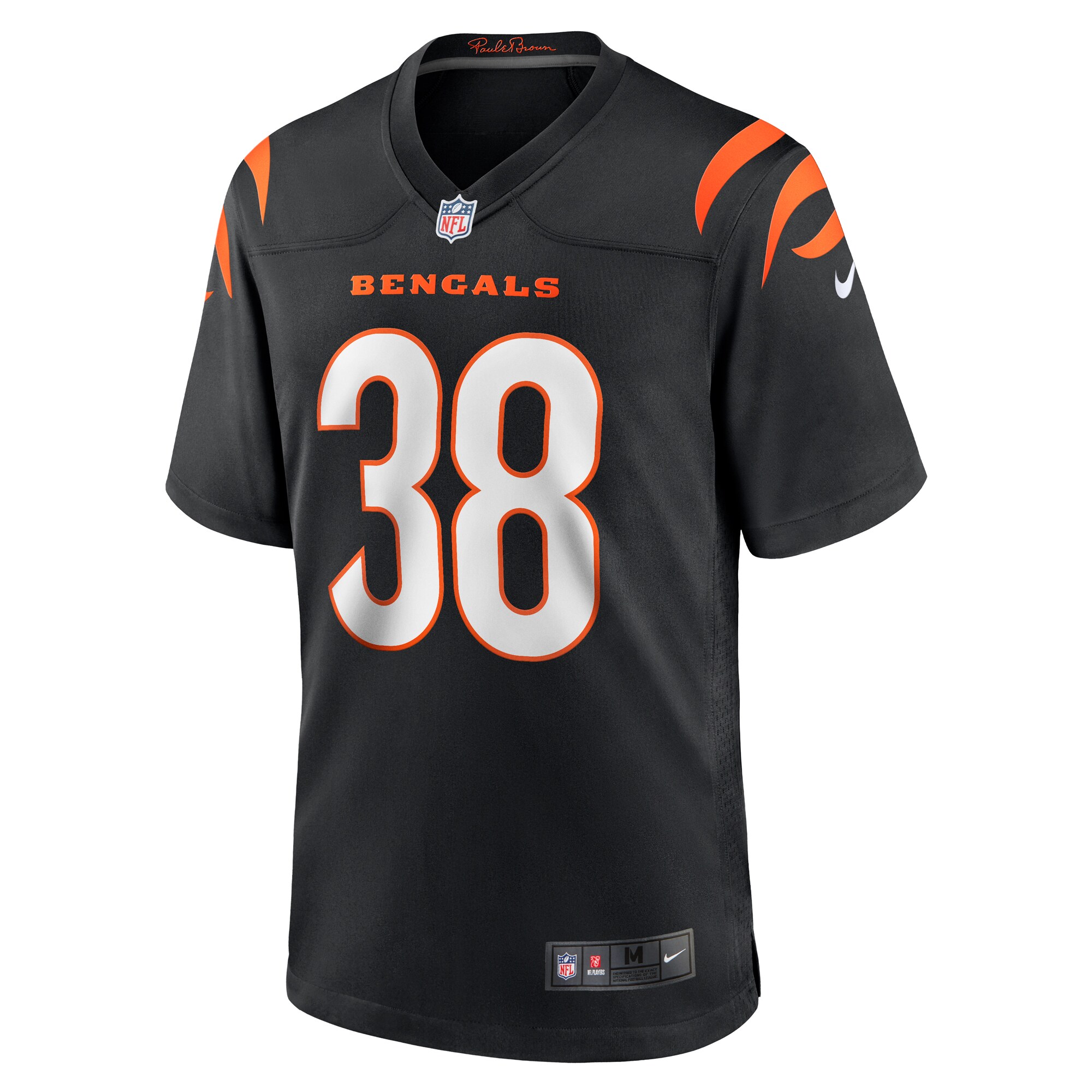 Cincinnati Bengals DJ Ivey Black Team Game NFL Jersey Men's
