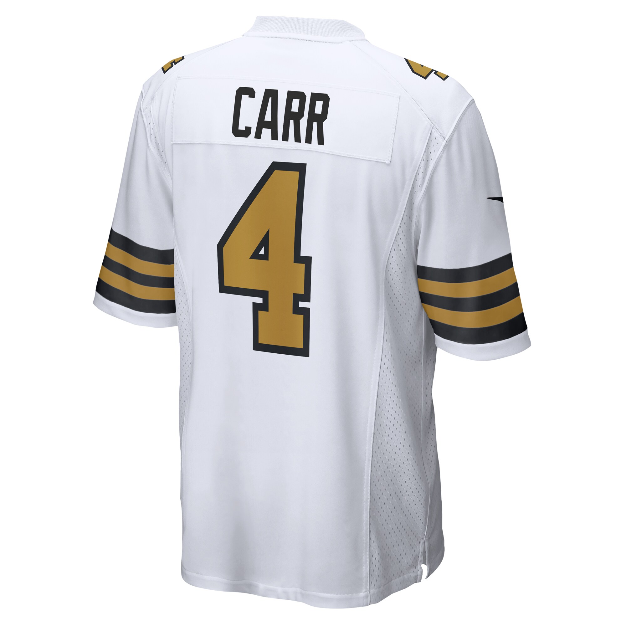 New Orleans Saints Derek Carr White Alternate Game NFL Jersey Men's