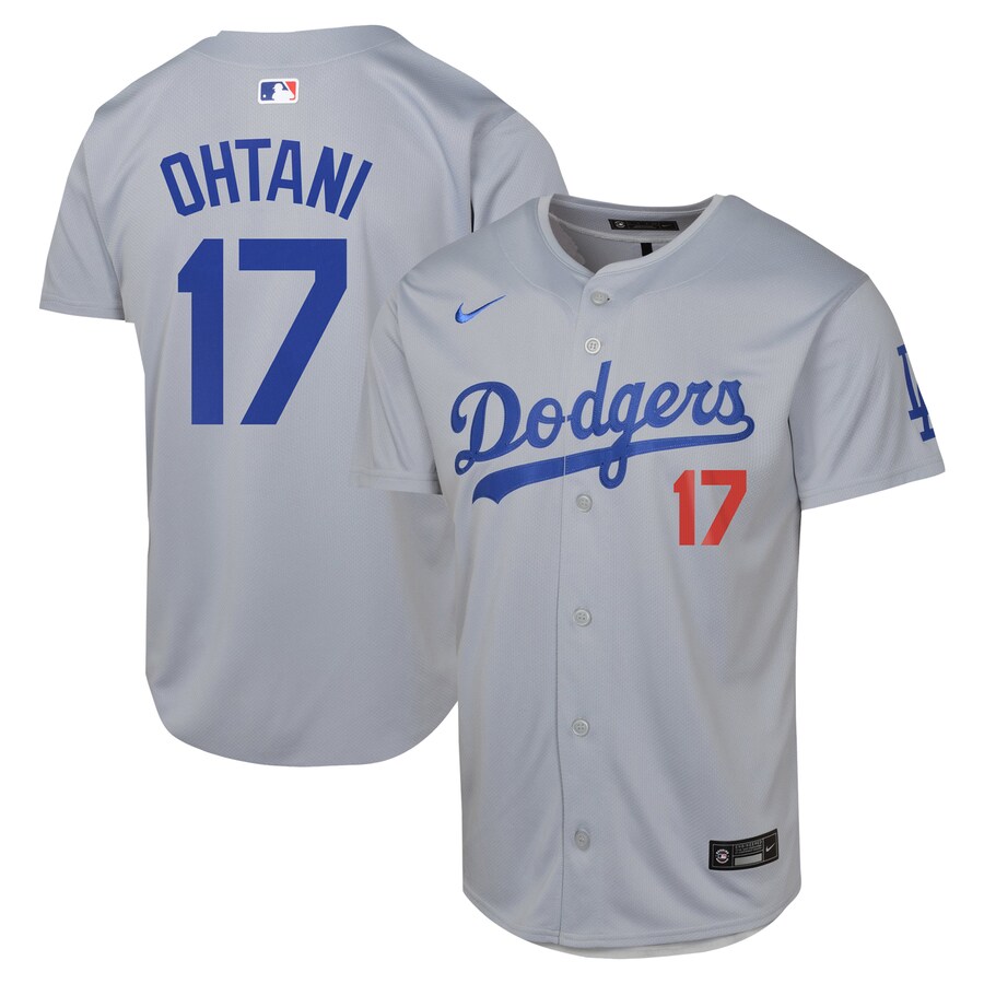 Shohei Ohtani Los Angeles Dodgers Youth Alternate Limited Jersey Gray