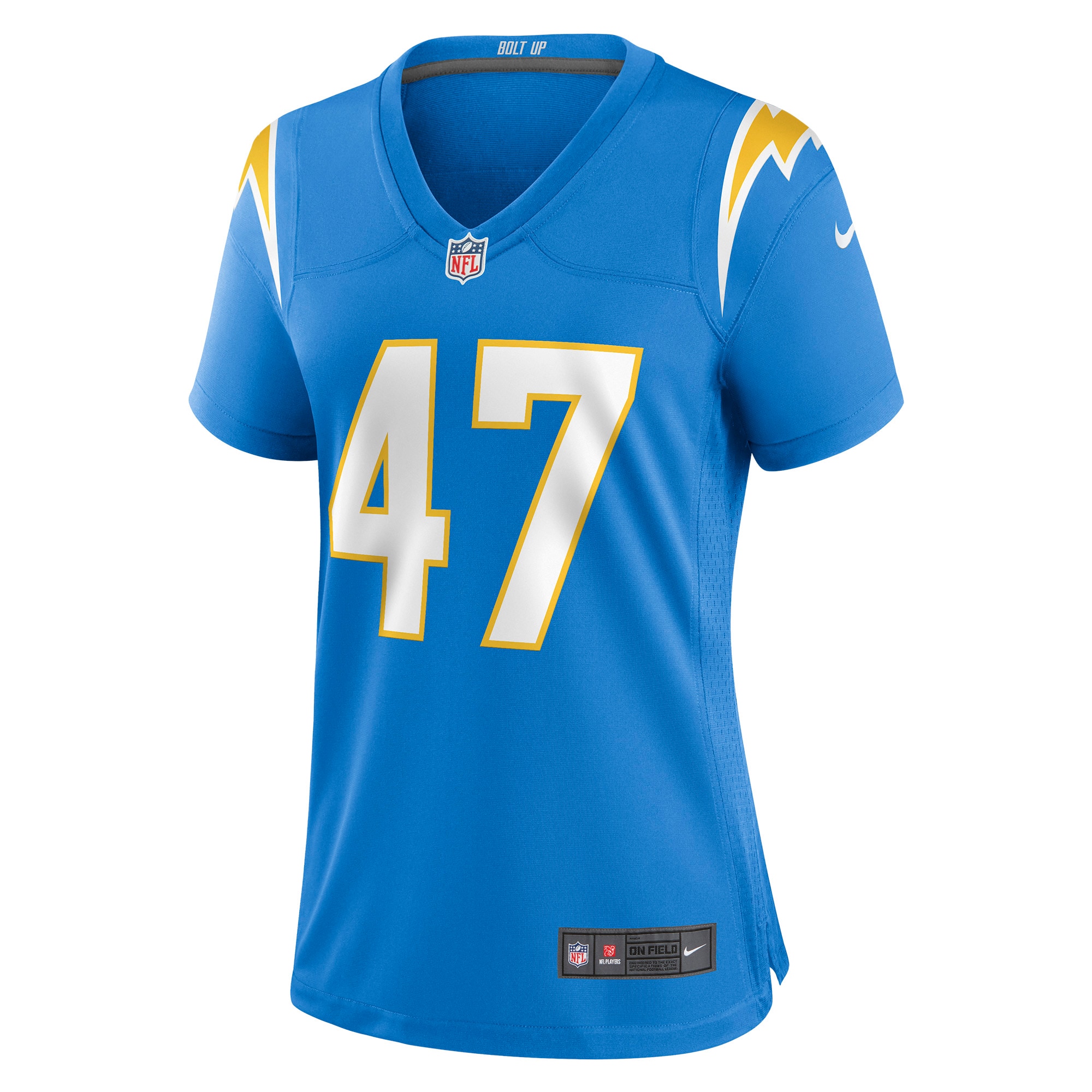 Los Angeles Chargers Josh Harris Powder Blue Game NFL Jersey Women's