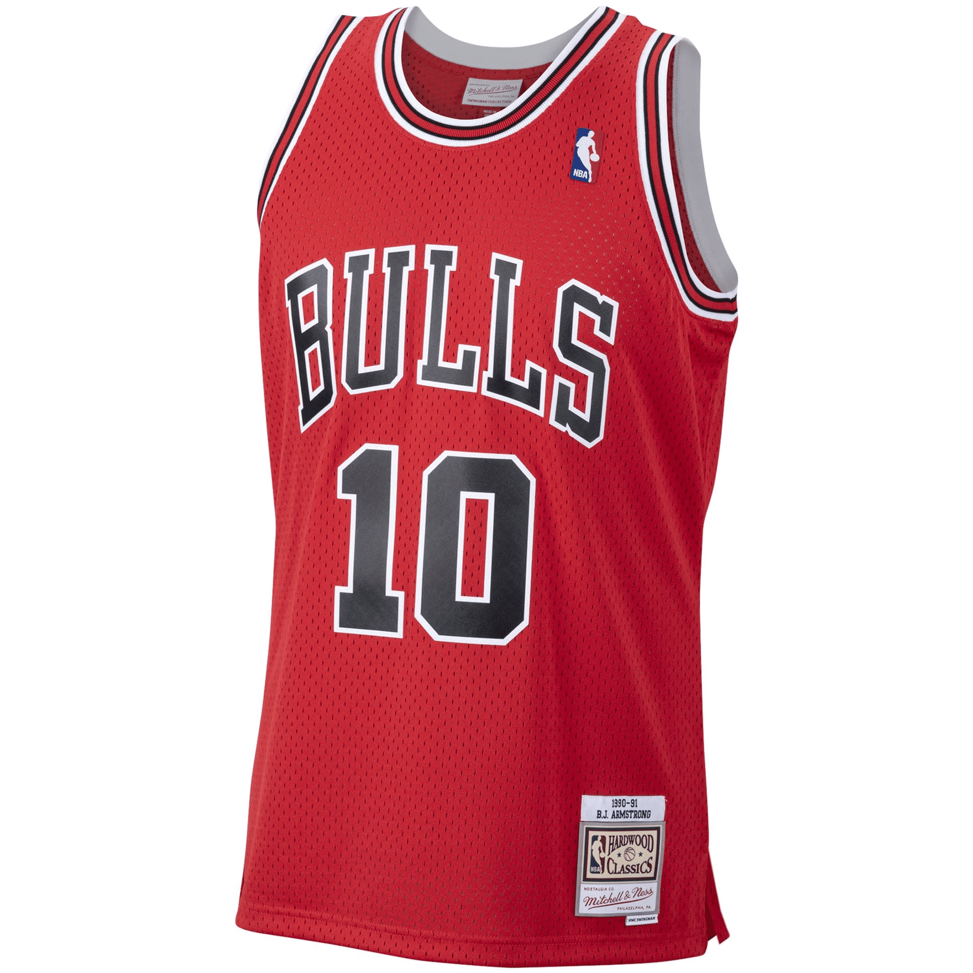 B.J. Armstrong Chicago Bulls Mitchell Ness 1990-91 Hardwood Classics Swingman Scarlet NBA Jersey Men's