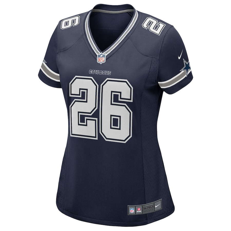 DaRon Bland 26 Dallas Cowboys Game Navy NFL Jersey Women's