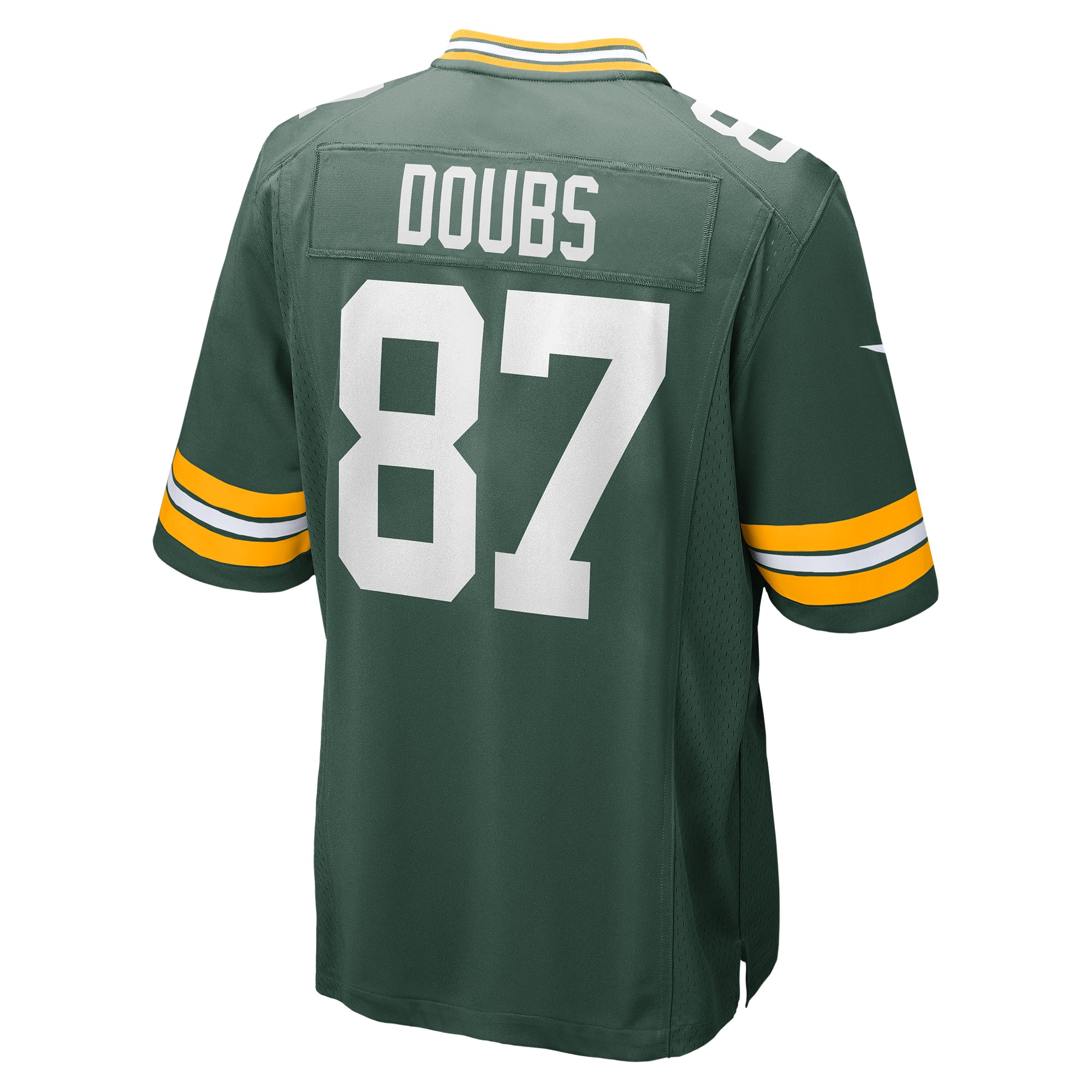 Green Bay Packers Romeo Doubs Green Game Player NFL Jersey Men's