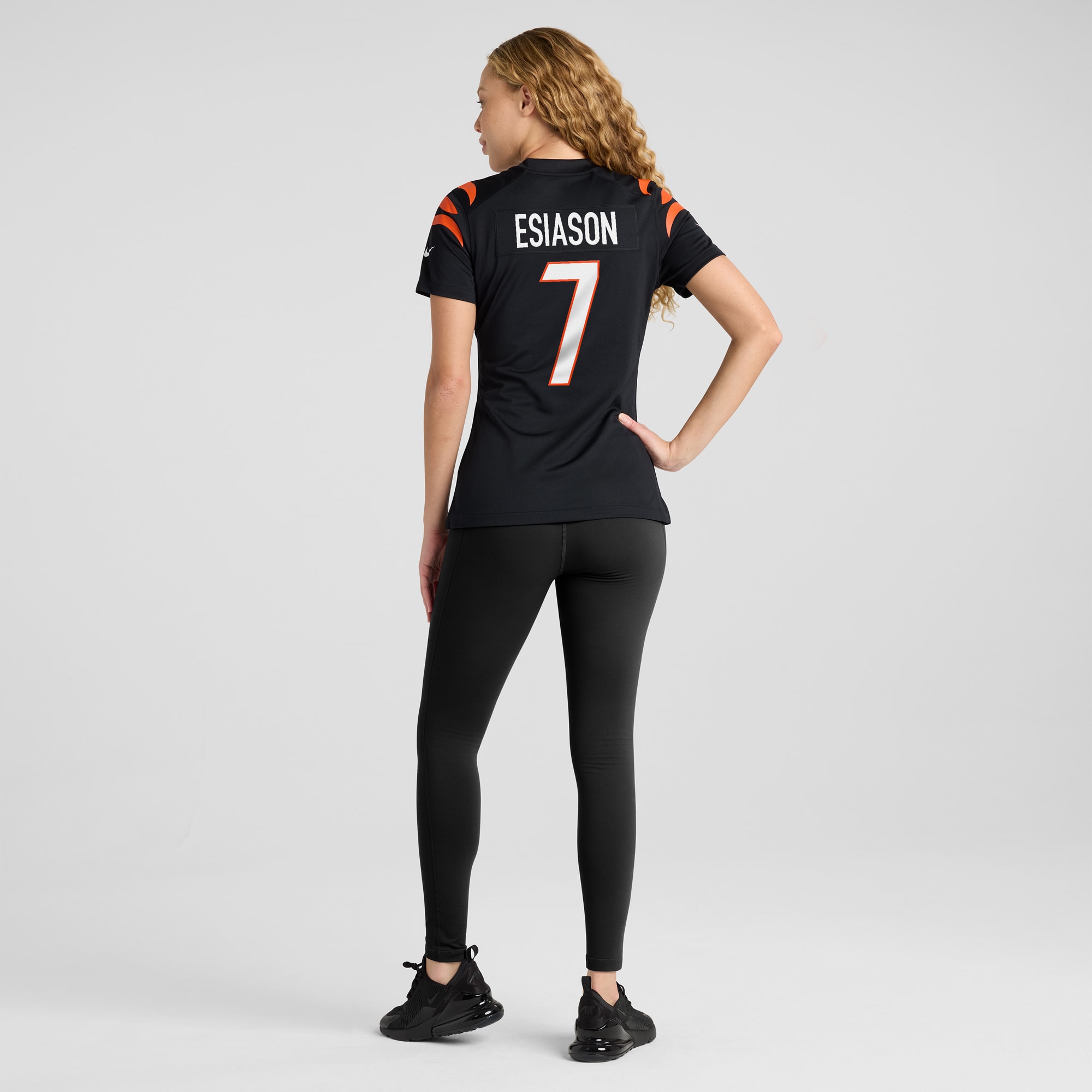 Cincinnati Bengals Boomer Esiason Black Retired Player NFL Jersey Women's