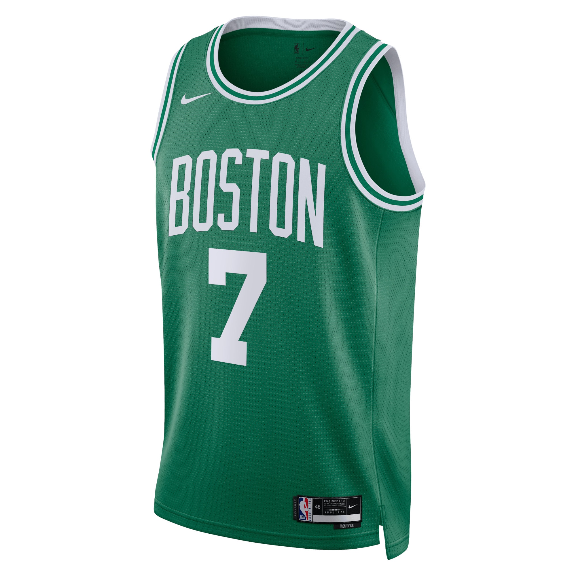 Boston Celtics Icon Edition Swingman Kelly Green Jaylen Brow Unisex NBA Jersey Unisex