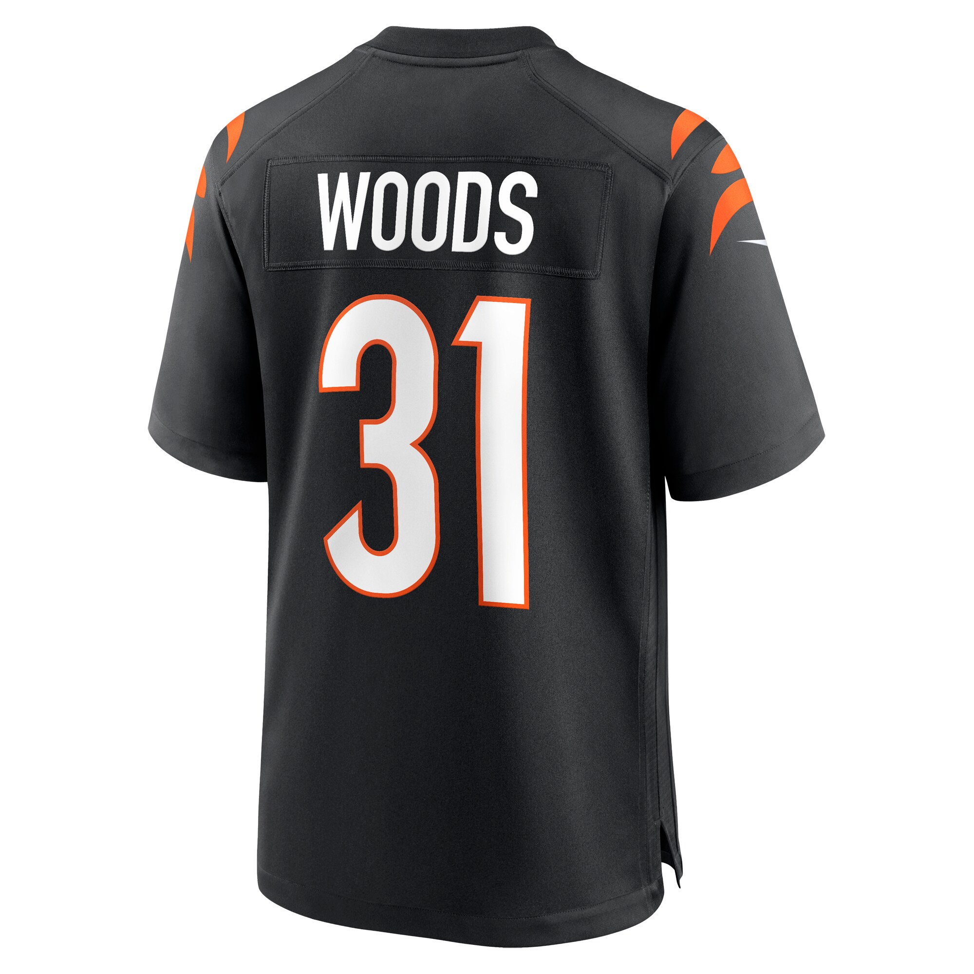 Cincinnati Bengals Ickey Woods Black Retired Player Game NFL Jersey Men's