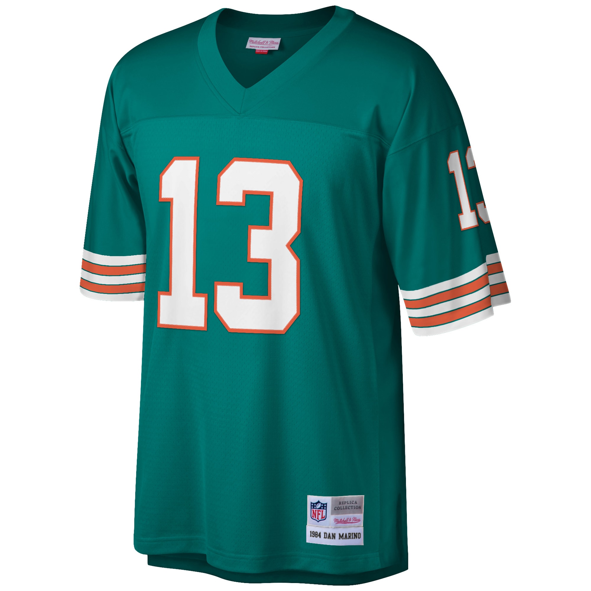 Miami Dolphins Dan Marino Mitchell Ness Aqua Big Tall 1984 Retired Player NFL Jersey Men's