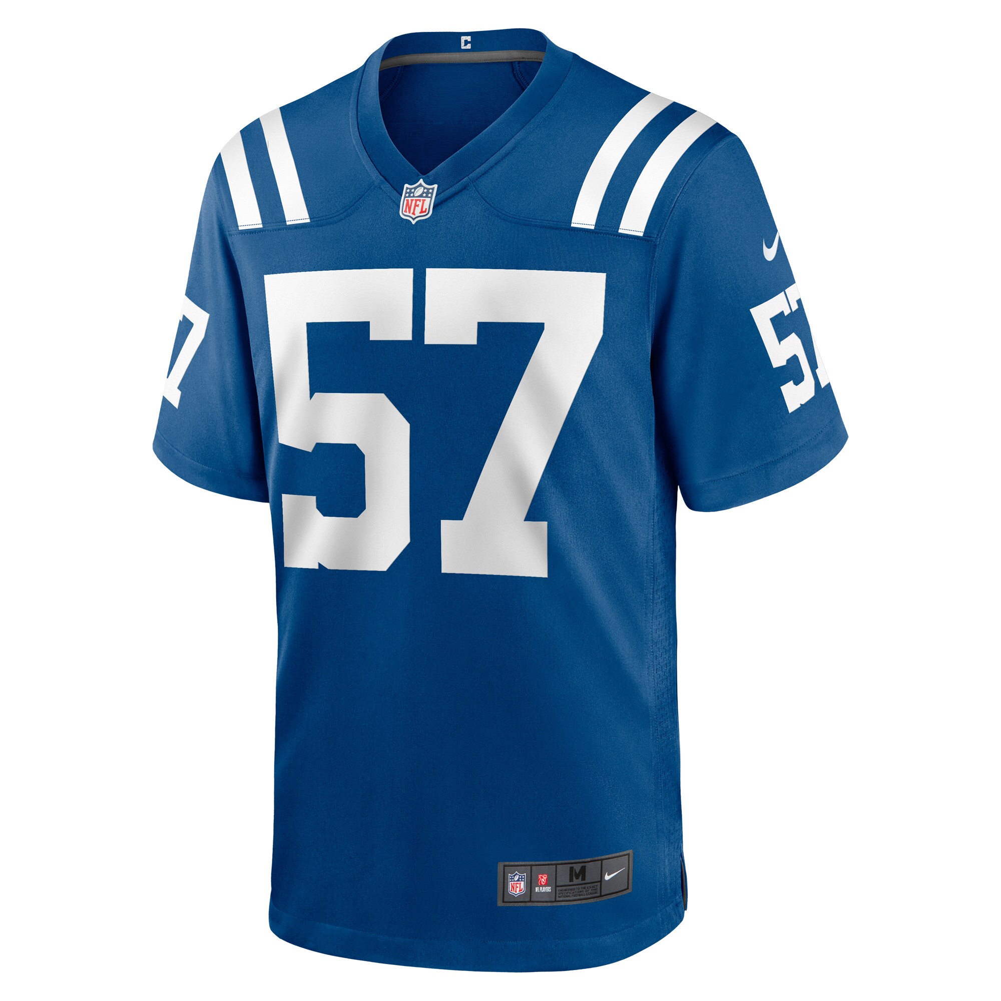 Indianapolis Colts Jaylon Carlies Royal Game NFL Jersey Men's