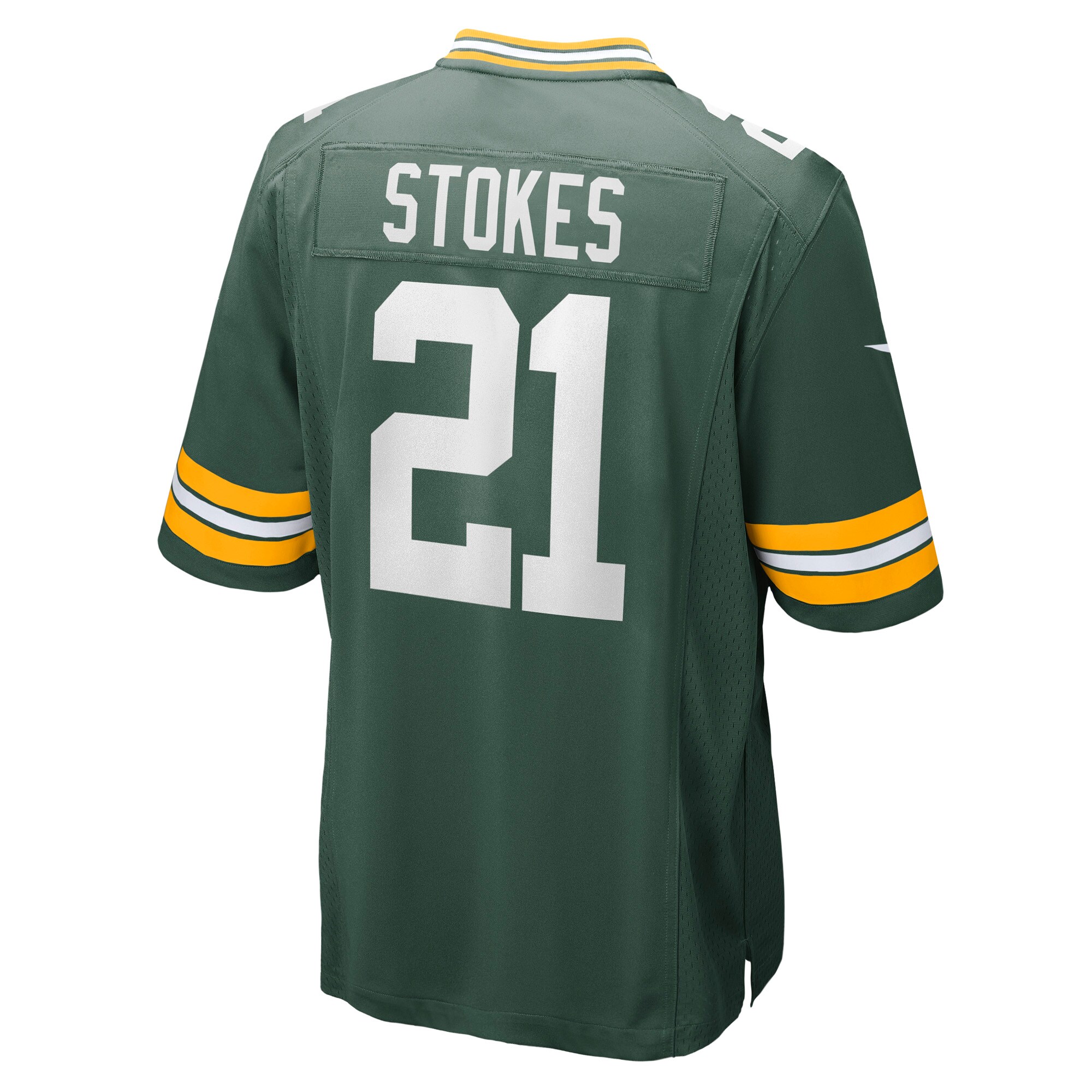 Green Bay Packers Eric Stokes Green Player Game NFL Jersey Men's