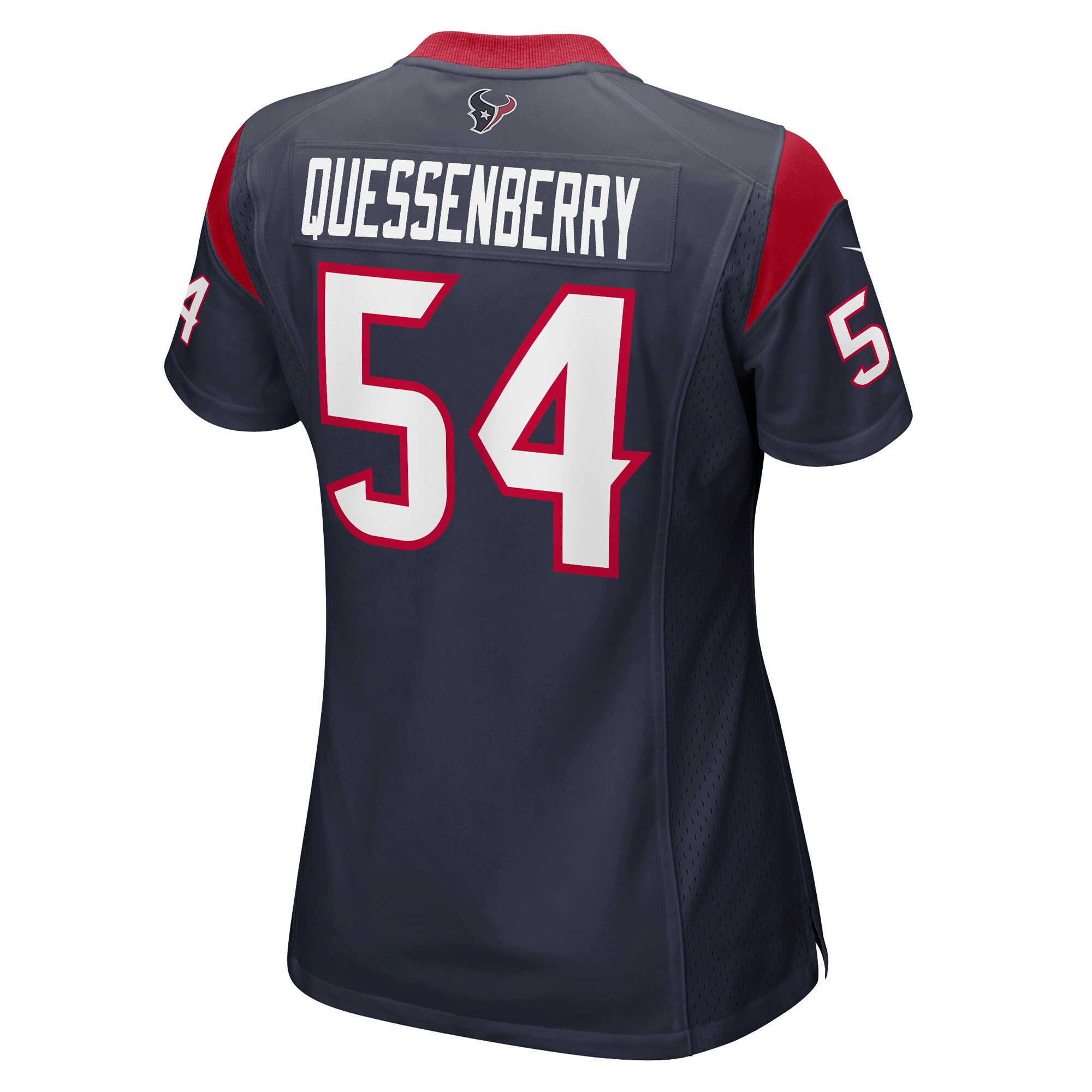 Houston Texans Scott Quessenberry Navy Game Player NFL Jersey Women's