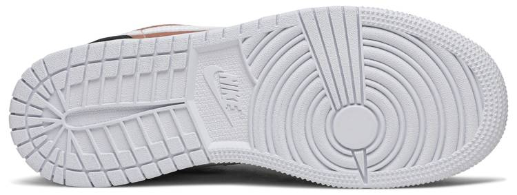 Air Jordan 1 Low GS White Rose Gold 554723-090