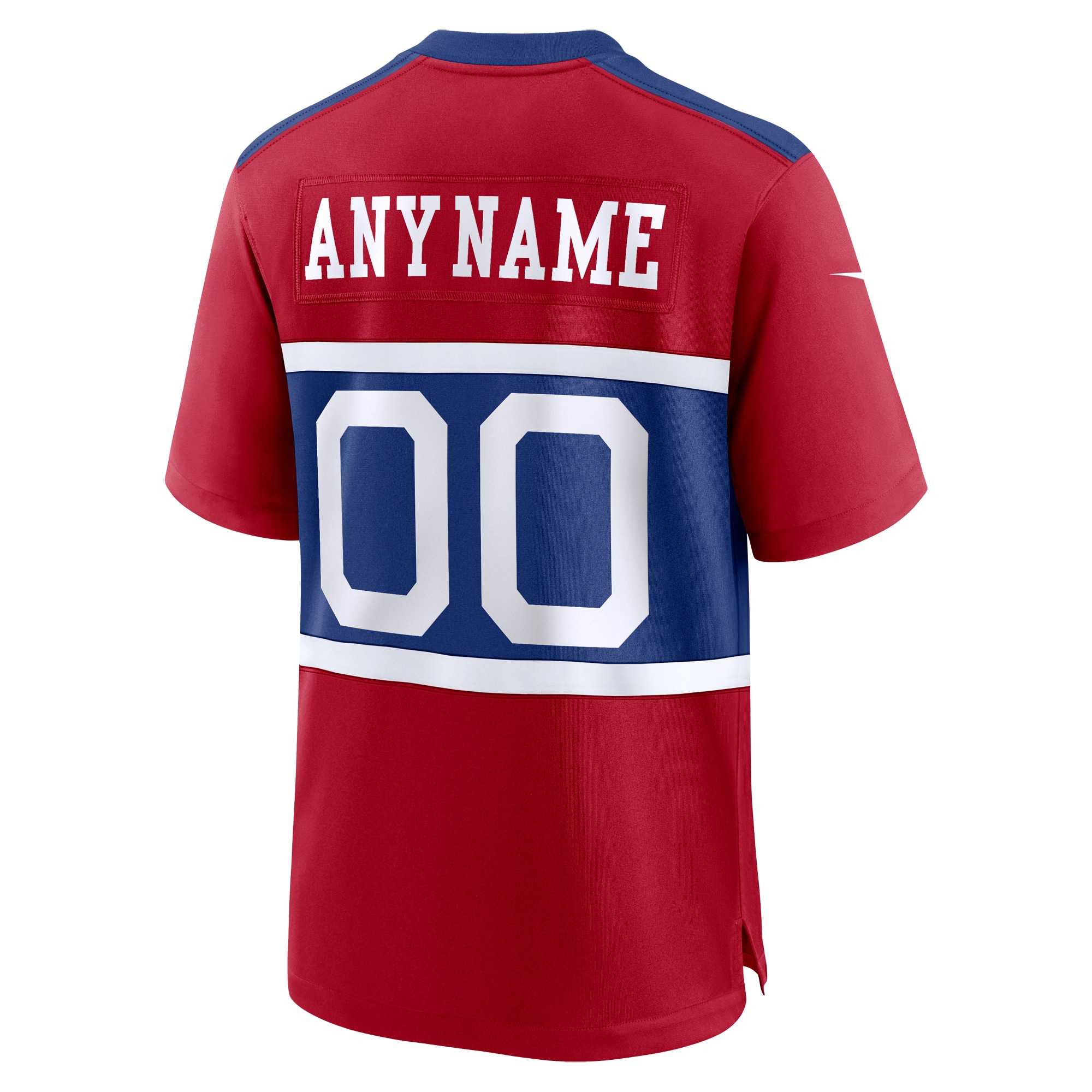 New York Giants Century Red Alternate Game Custom NFL Jersey Men's