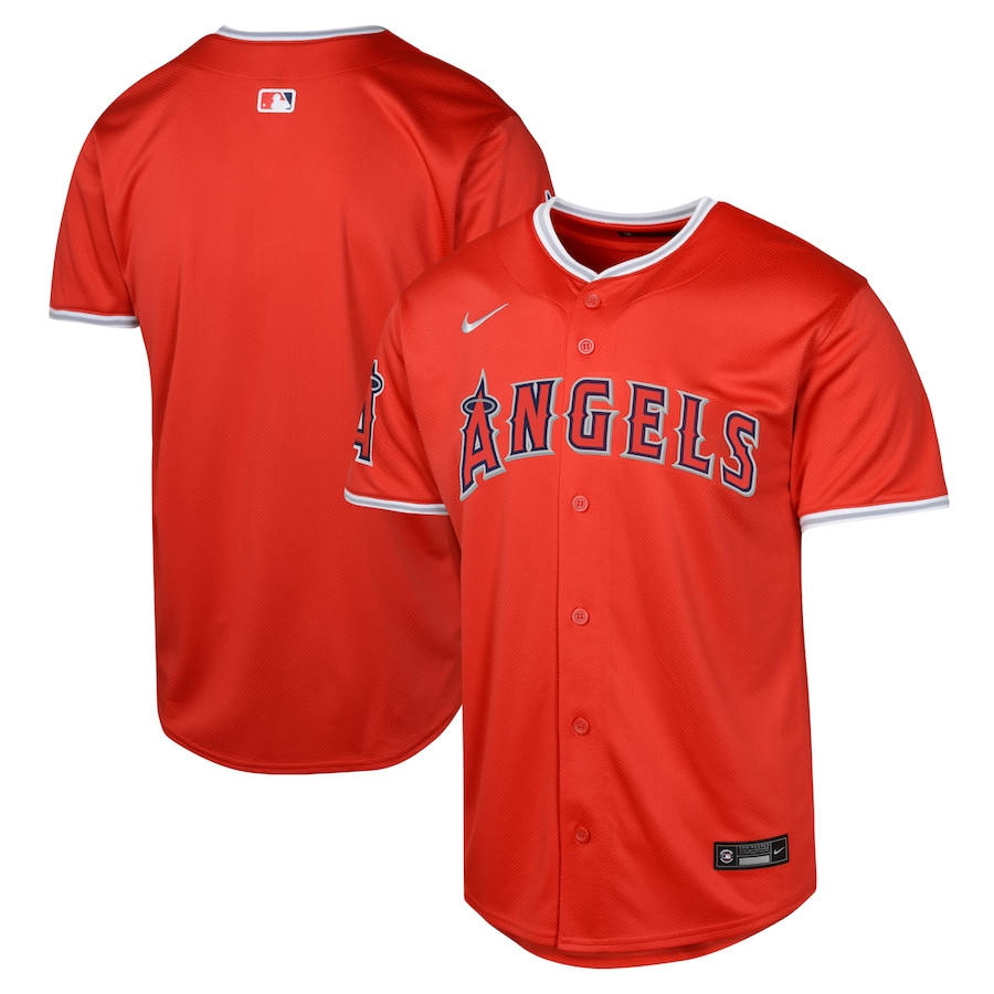 Los Angeles Angels Alternate Limited Red MLB Jersey Youth