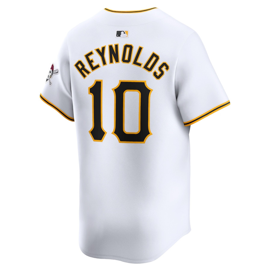 Bryan Reynolds 10 Pittsburgh Pirates Home Limited Player White MLB Jersey Men's