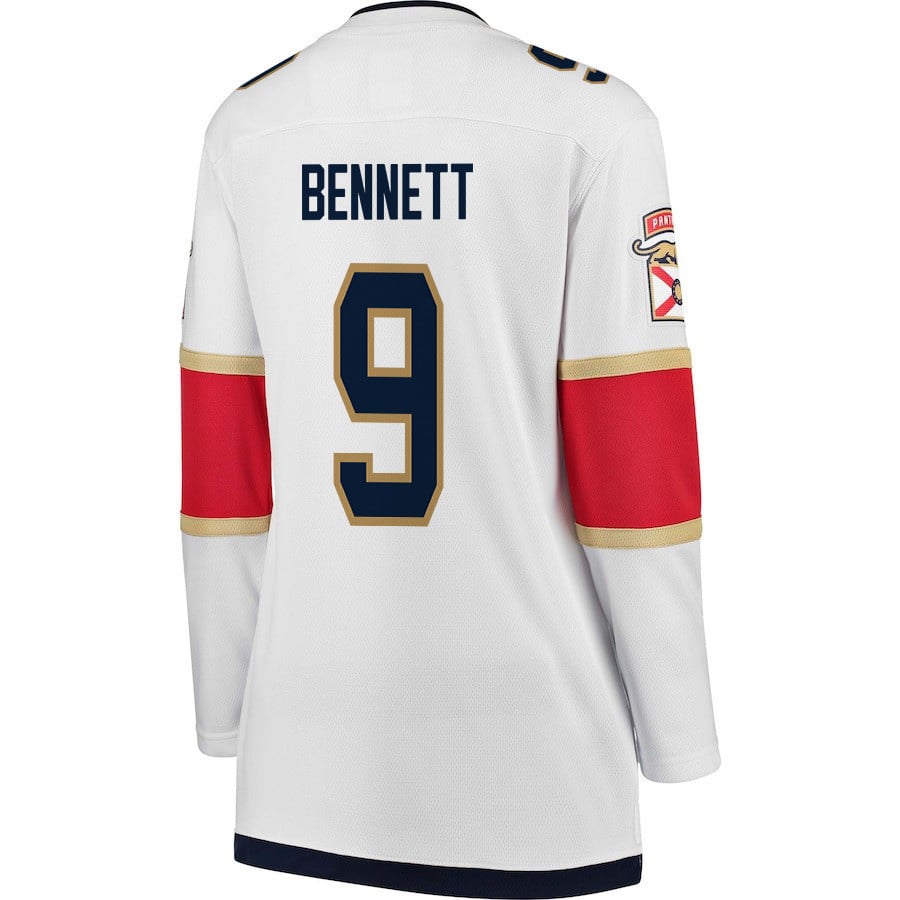 Sam Bennett 9 Florida Panthers 2024 STANLEY CUP Final Away Breakaway White NHL Jersey Women's