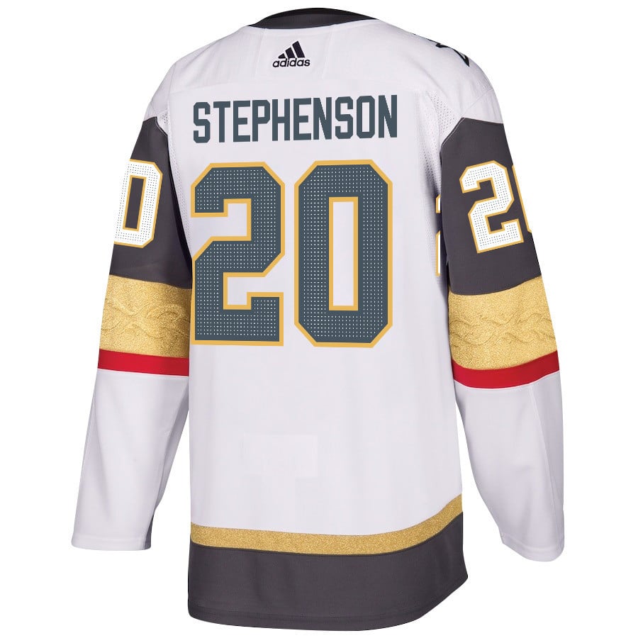 Chandler Stephenson 20 Vegas Golden Knights Stanley Cup 2023 Final Patch Away Breakaway White NHL Jersey Men's
