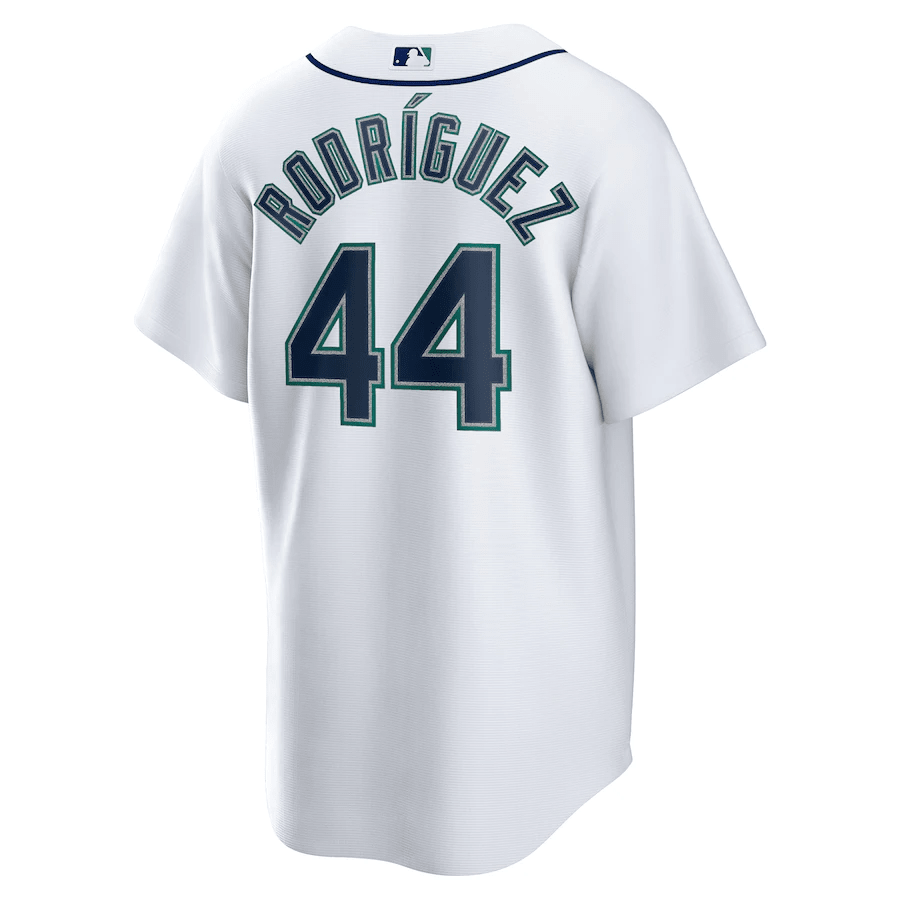 Julio Rodriguez 44 Seattle Mariners Home White MLB Jersey Men's