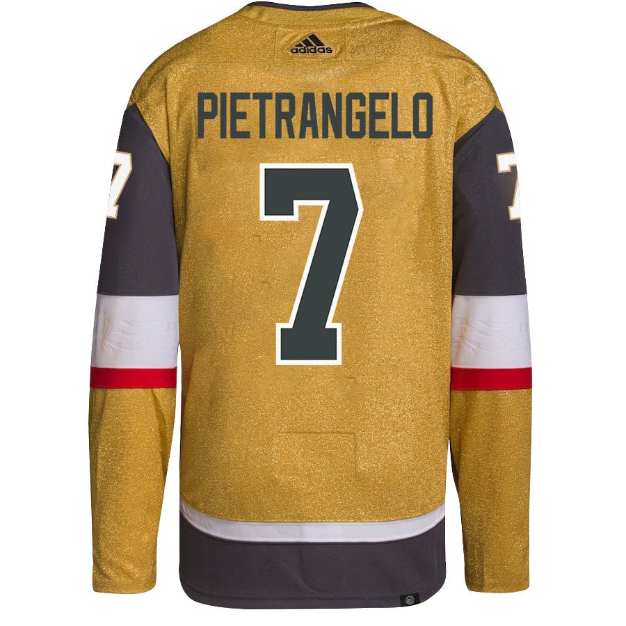 Alex Pietrangelo 7 Vegas Golden Knights Stanley Cup 2023 Champions Patch Home Breakaway Gold NHL Jersey Men's