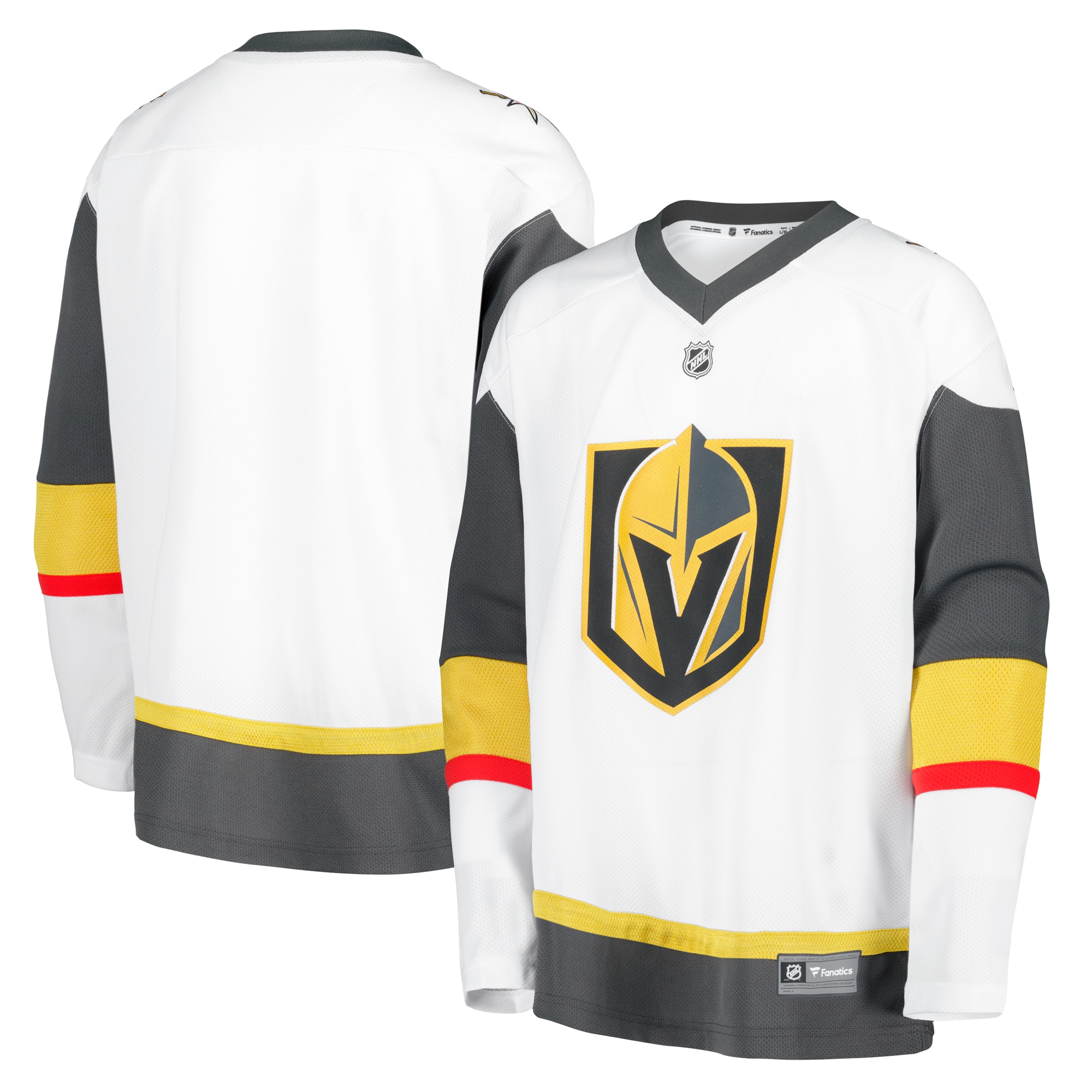 Vegas Golden Knights White Away Blank NHL Jersey Youth