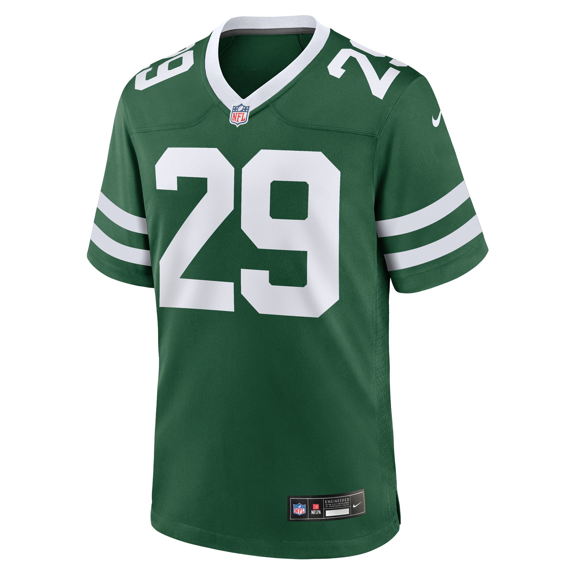 New York Jets Jarrick Bernard-Converse Legacy Green Team Game NFL Jersey Men's