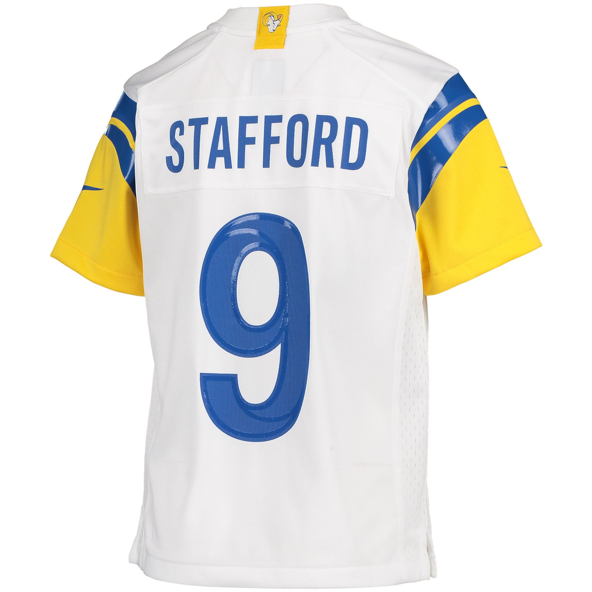 Los Angeles Rams Matthew Stafford White Game NFL Jersey Youth