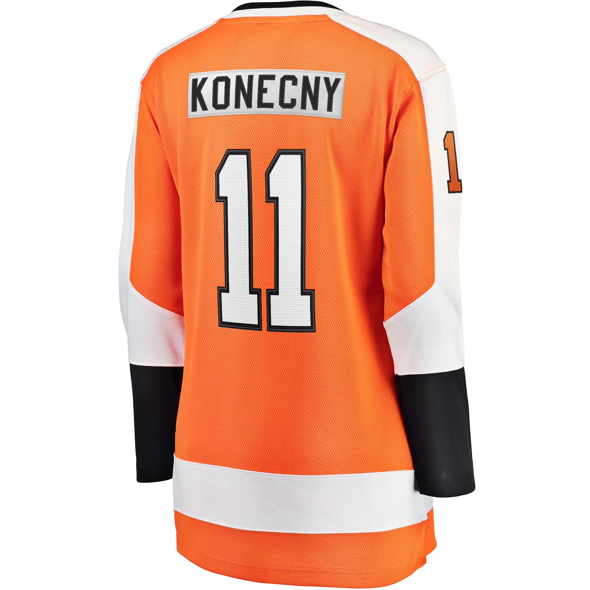 Philadelphia Flyers Travis Konecny Orange Home Premier Breakaway Player NHL Jersey Women's