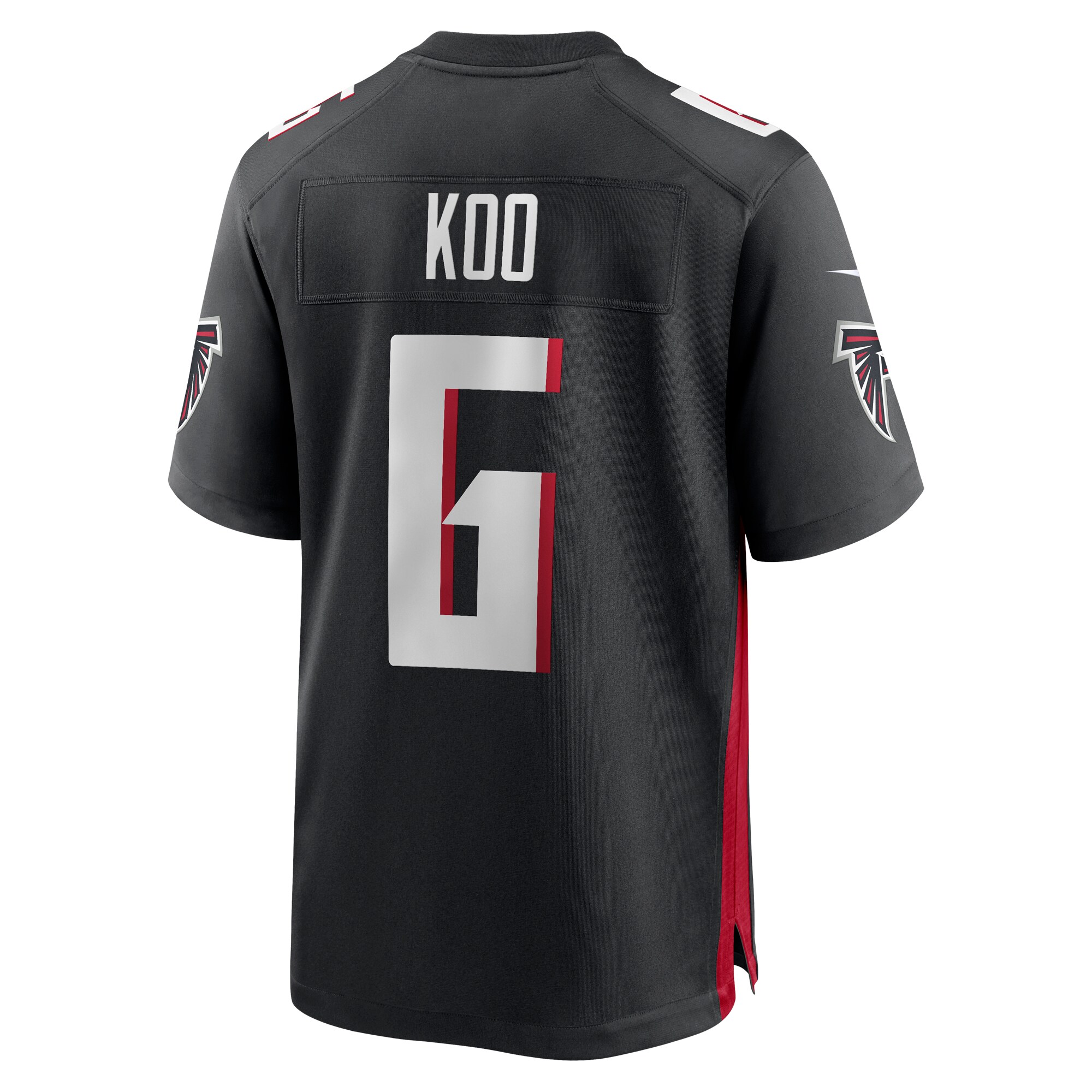 Atlanta Falcons Younghoe Koo Black Team Game NFL Jersey Men's