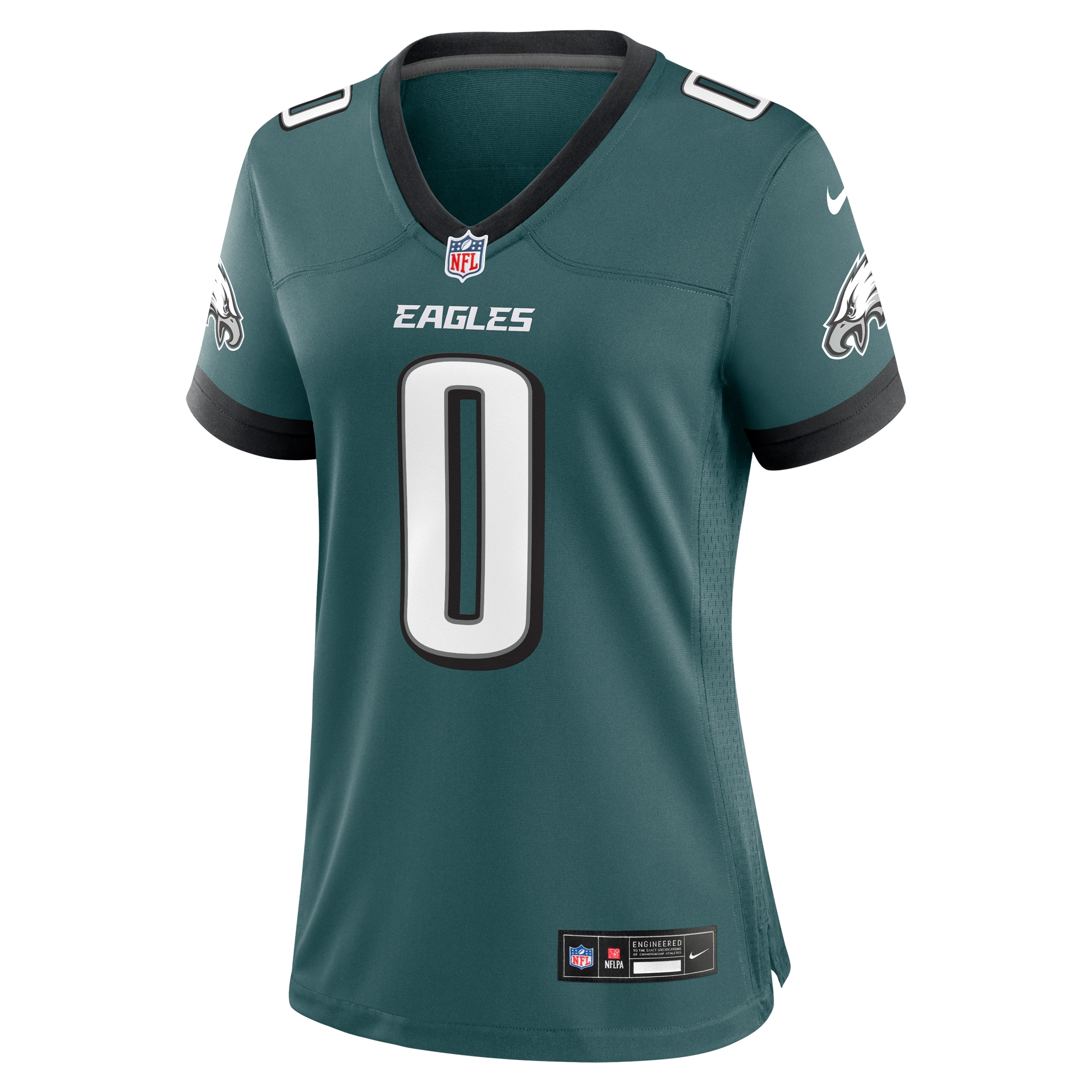 Philadelphia Eagles Bryce Huff Midnight Green Game Player NFL Jersey Women's