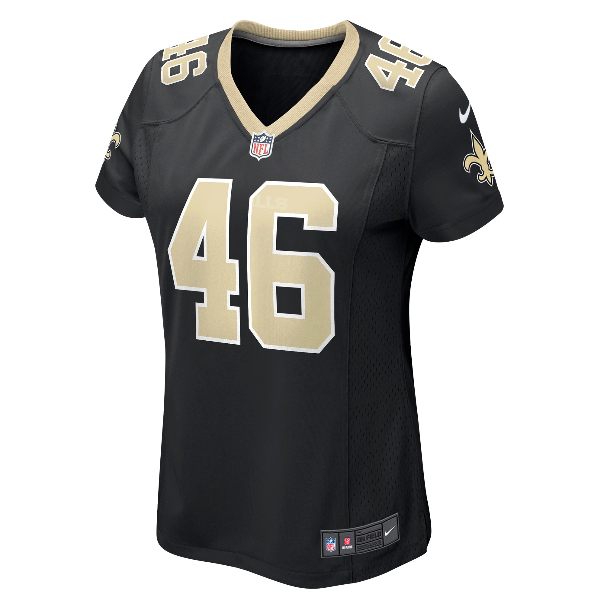 New Orleans Saints Adam Prentice Black Game Player NFL Jersey Women's
