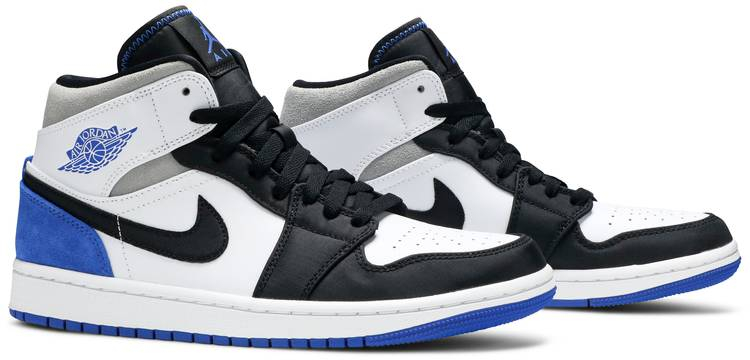 Air Jordan 1 Mid SE Royal Black Toe 852542-102