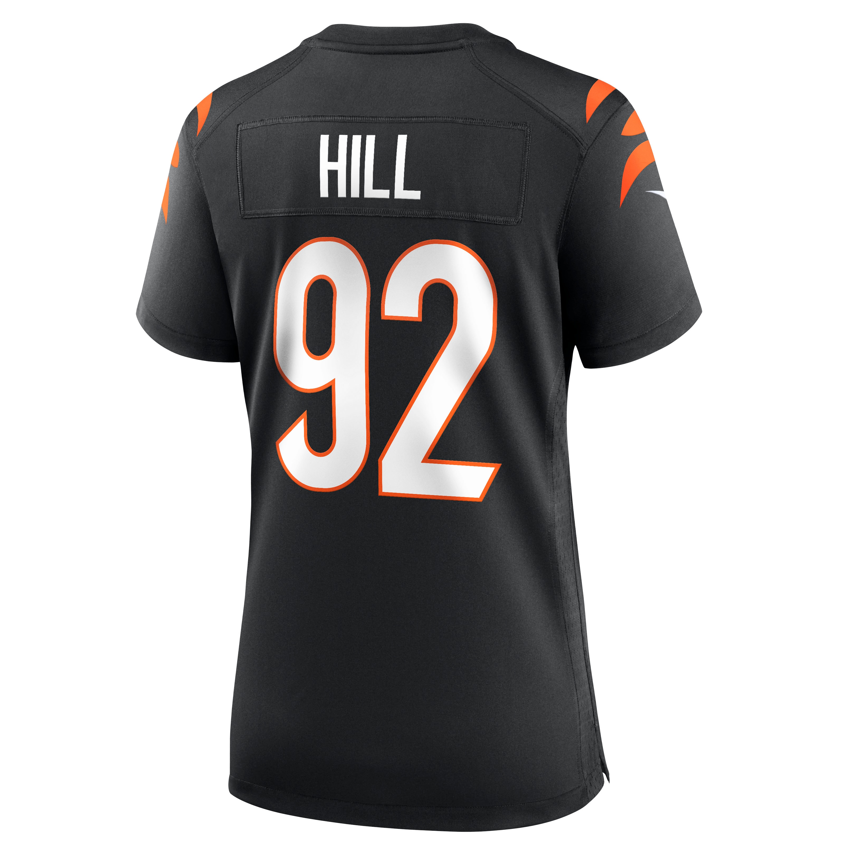 Cincinnati Bengals B.J. Hill Black Game NFL Jersey Women's