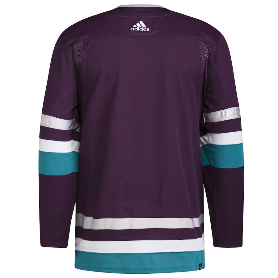 Anaheim Ducks 30th Anniversary Primegreen Purple NHL Jersey Men's