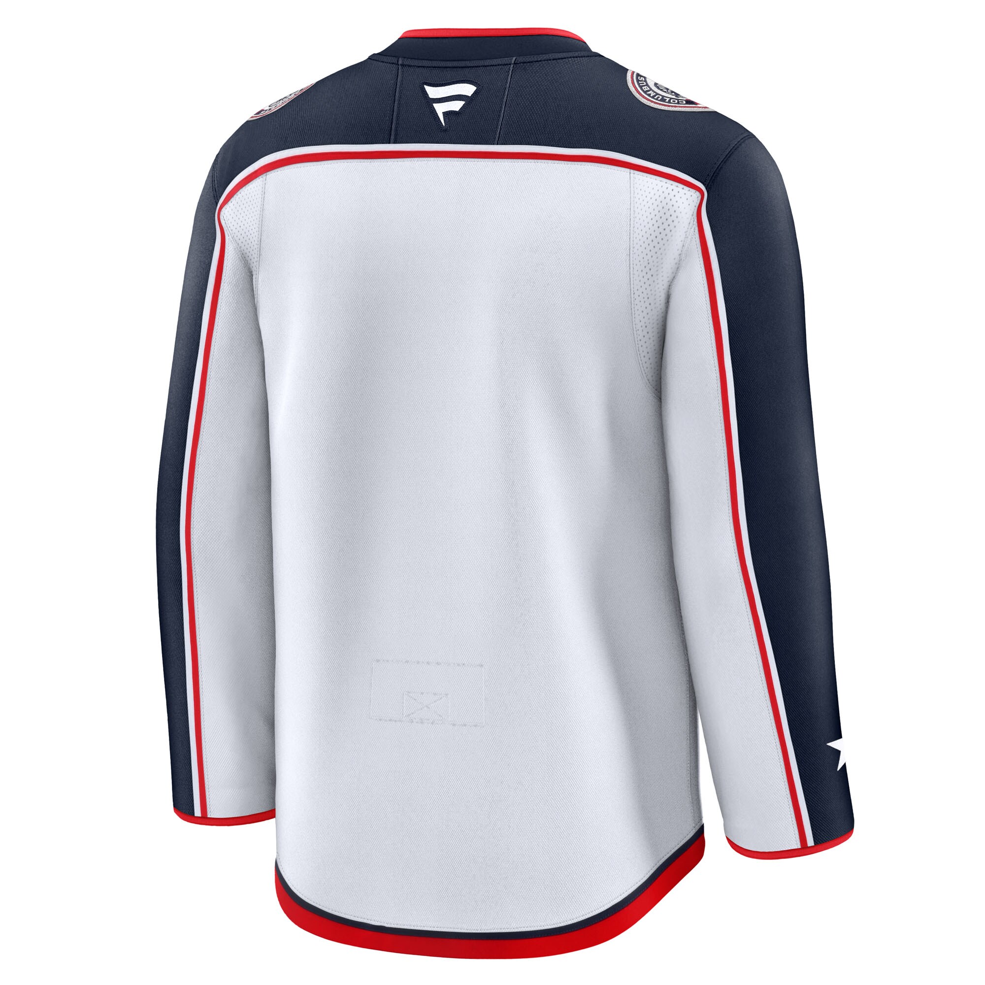 Columbus Blue Jackets White Away Premium NHL Jersey Men's