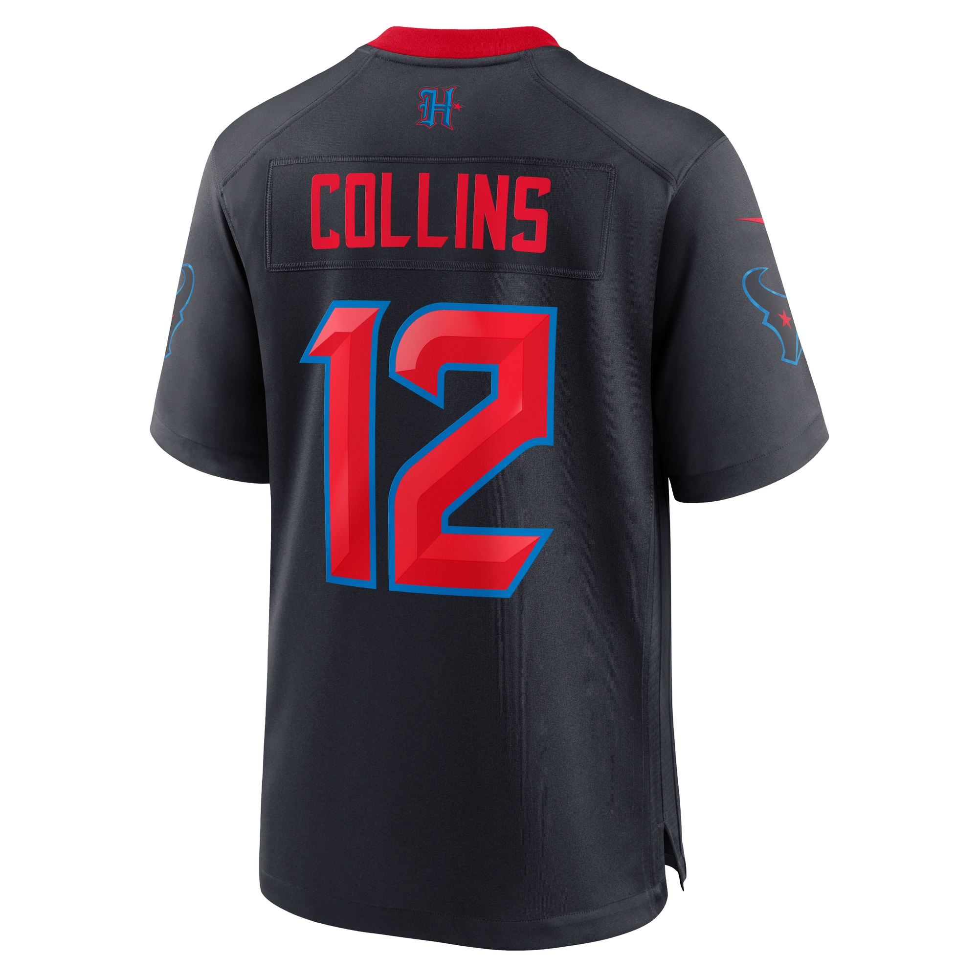Houston Texans Nico Collins Navy 2nd Alternate Game NFL Jersey Men's
